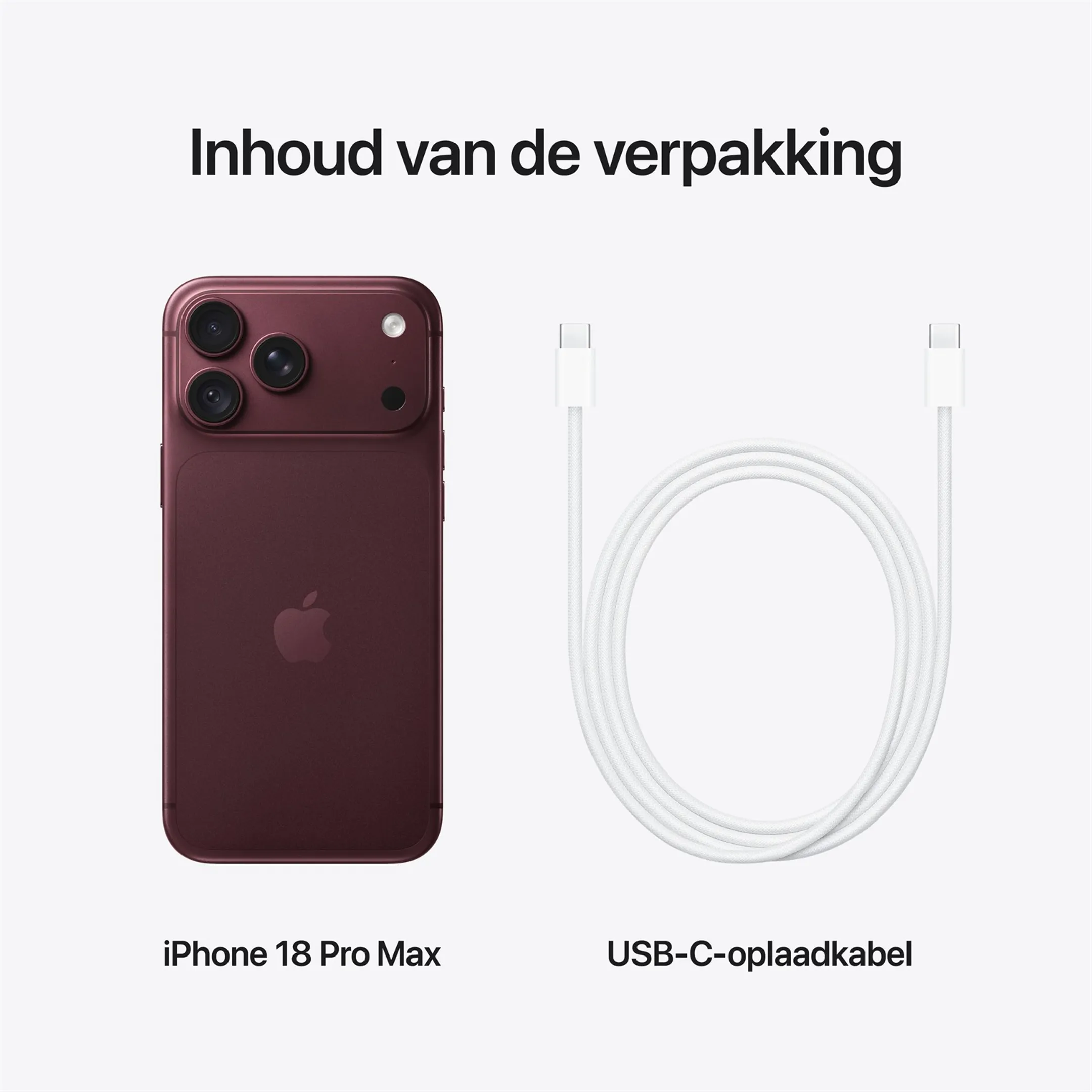 iPhone 18 Pro Max 512GB - Burgundy