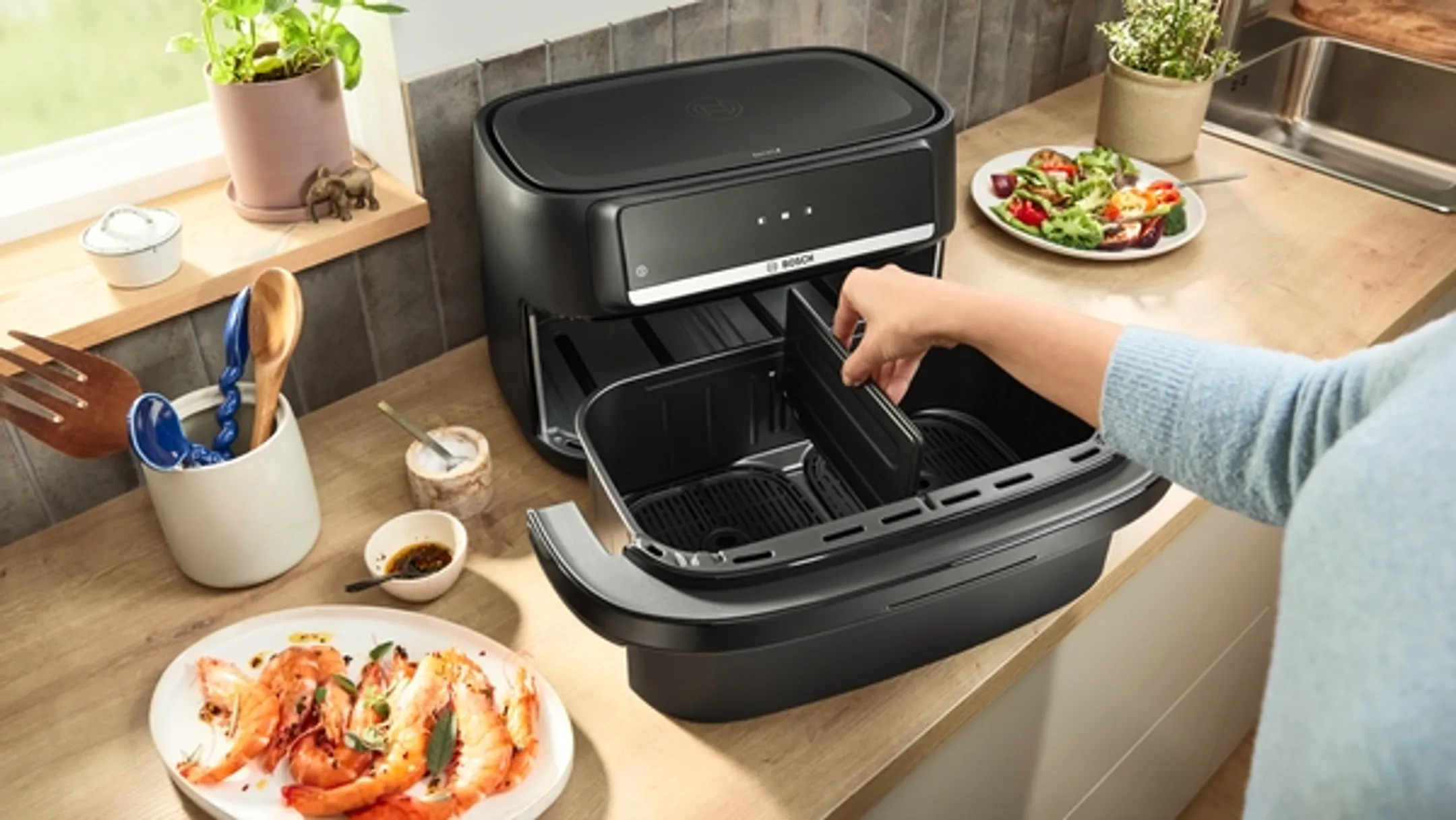 Airfryer serie 4 Double Flex Drawer MAFD490B7