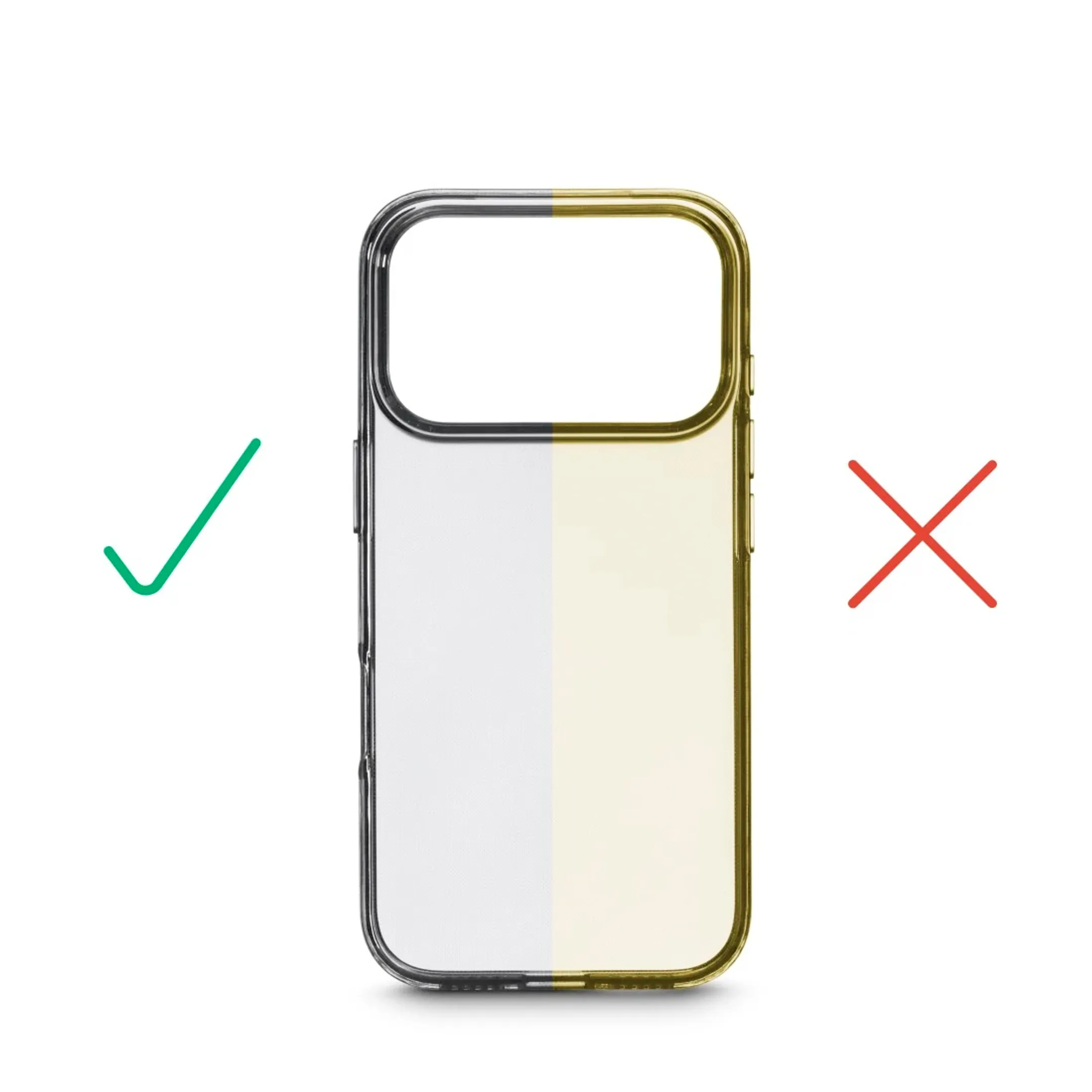 Coque de téléphone « Always Clear » pour Apple iPhone 17 Pro/18 Pro - Transparente