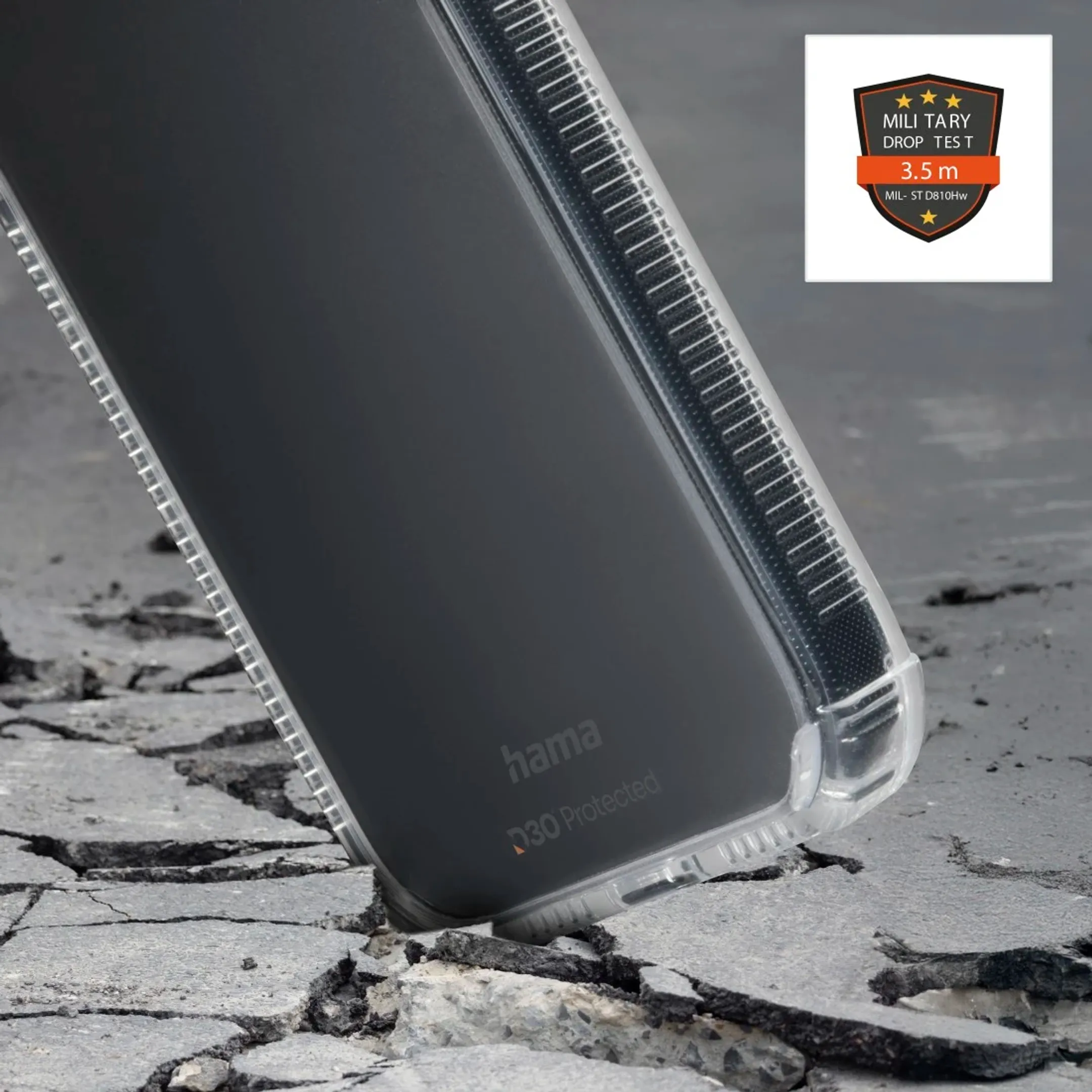 Coque de téléphone « Extreme Protect » pour Apple iPhone 17 Pro/18 Pro - Transparente