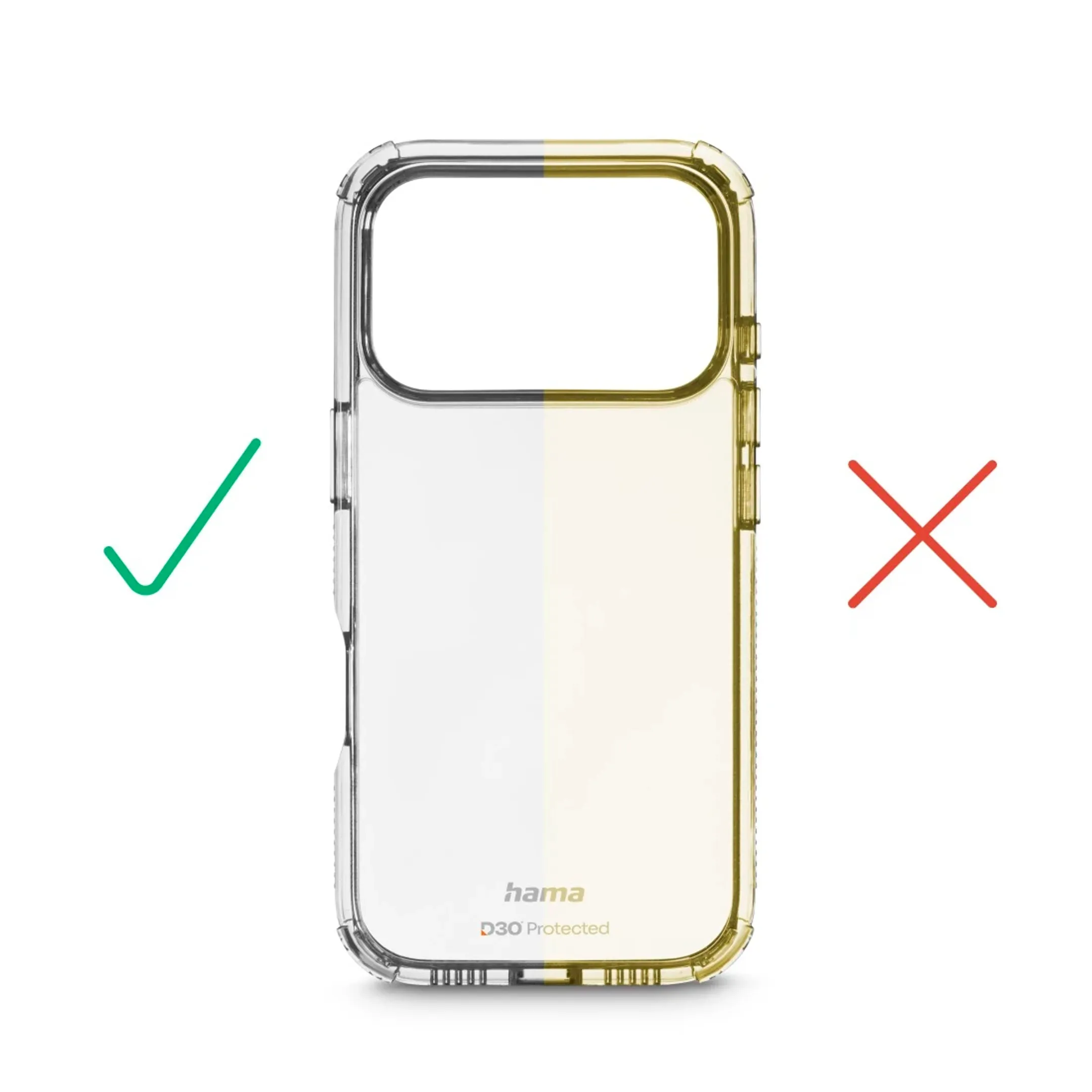 Coque de téléphone « Extreme Protect » pour Apple iPhone 17 Pro/18 Pro - Transparente