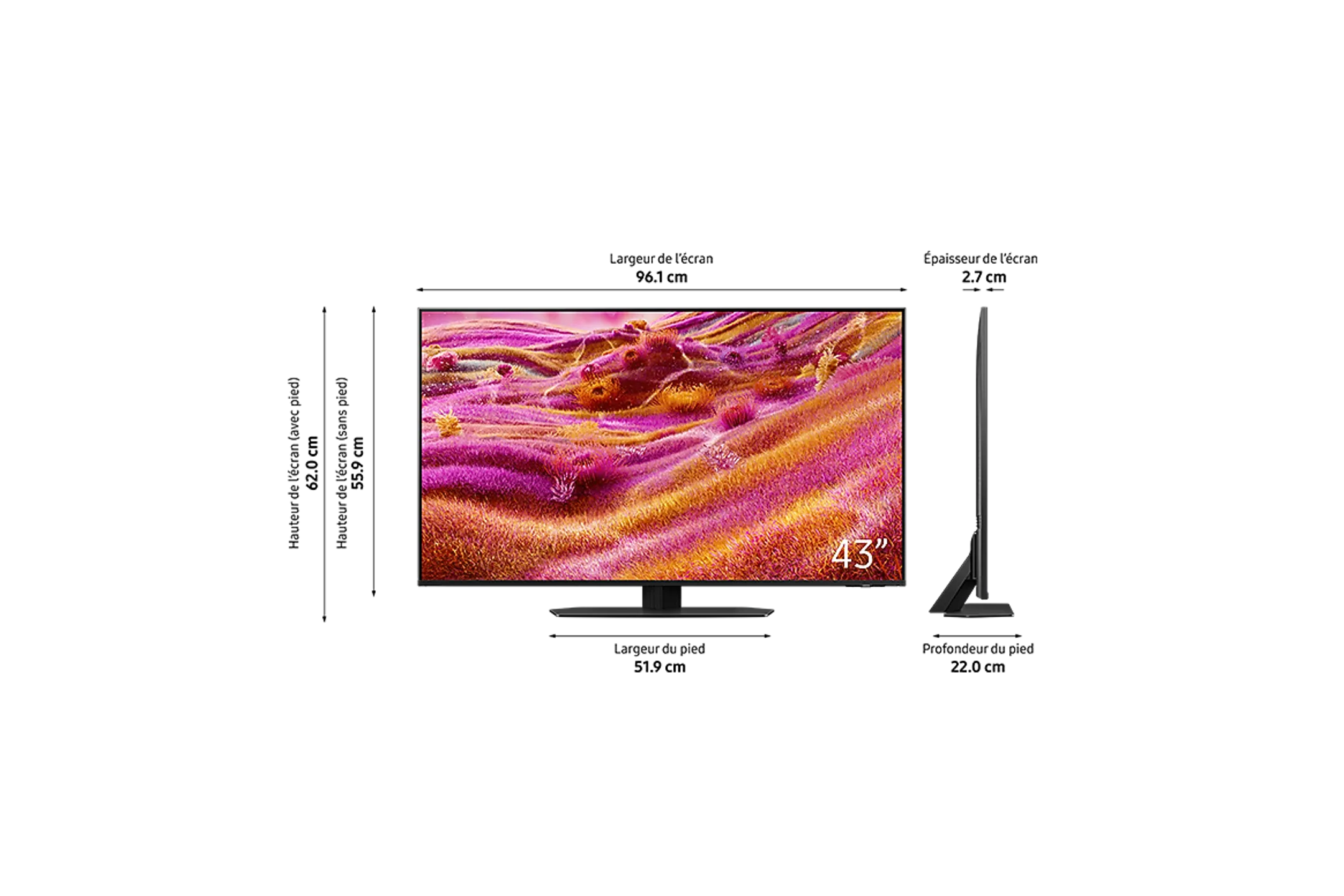 Neo QLED 4K TV QE43QN93F Mini LED (2025) - 43 pouces