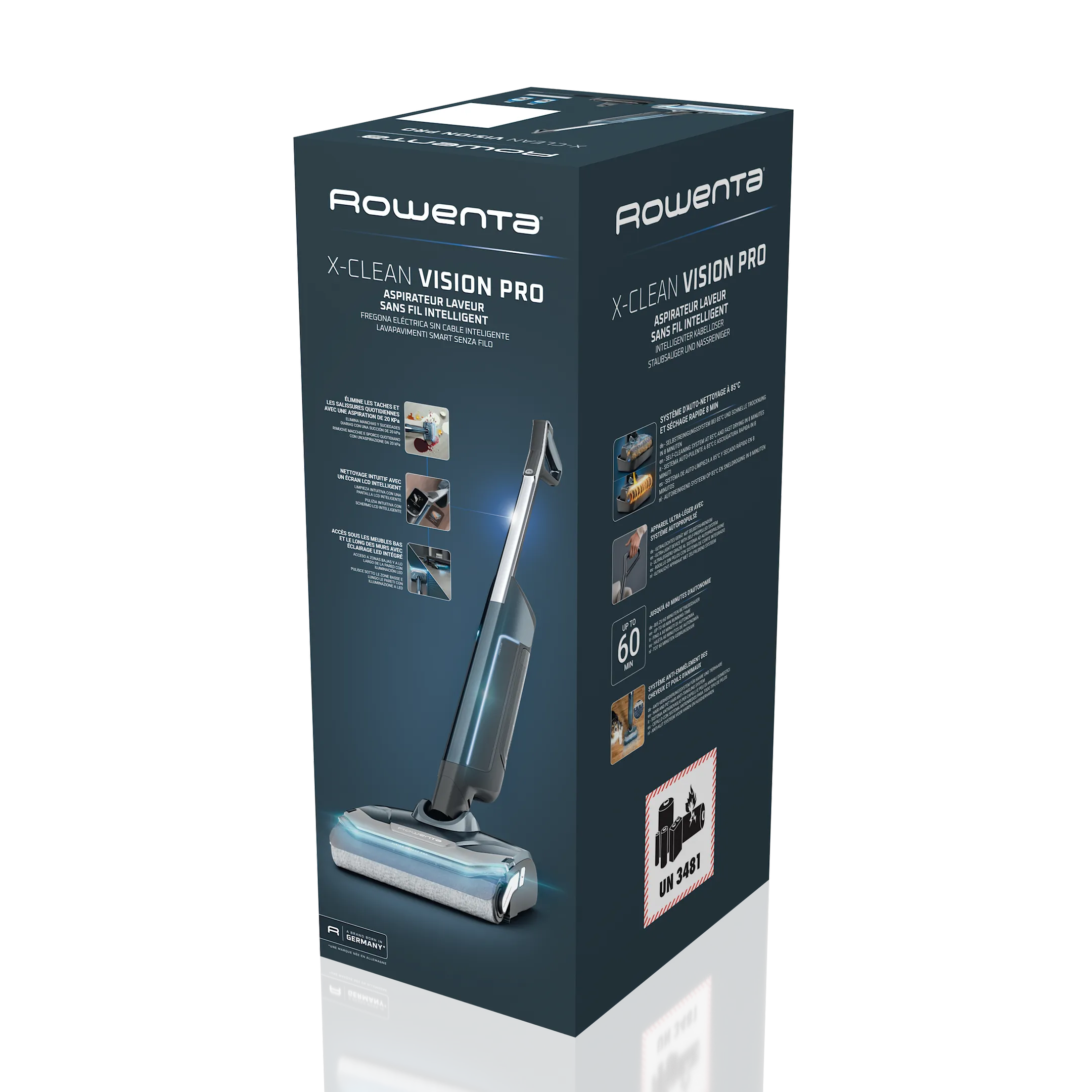 Nettoyeur de sols 2-en-1 X-Clean Vision Pro GZ7136E0