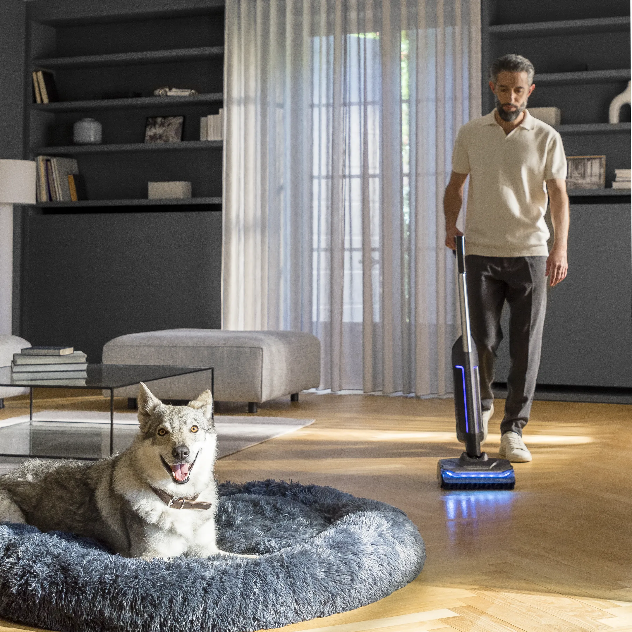 Nettoyeur de sols 2-en-1 X-Clean Vision Pro GZ7136E0