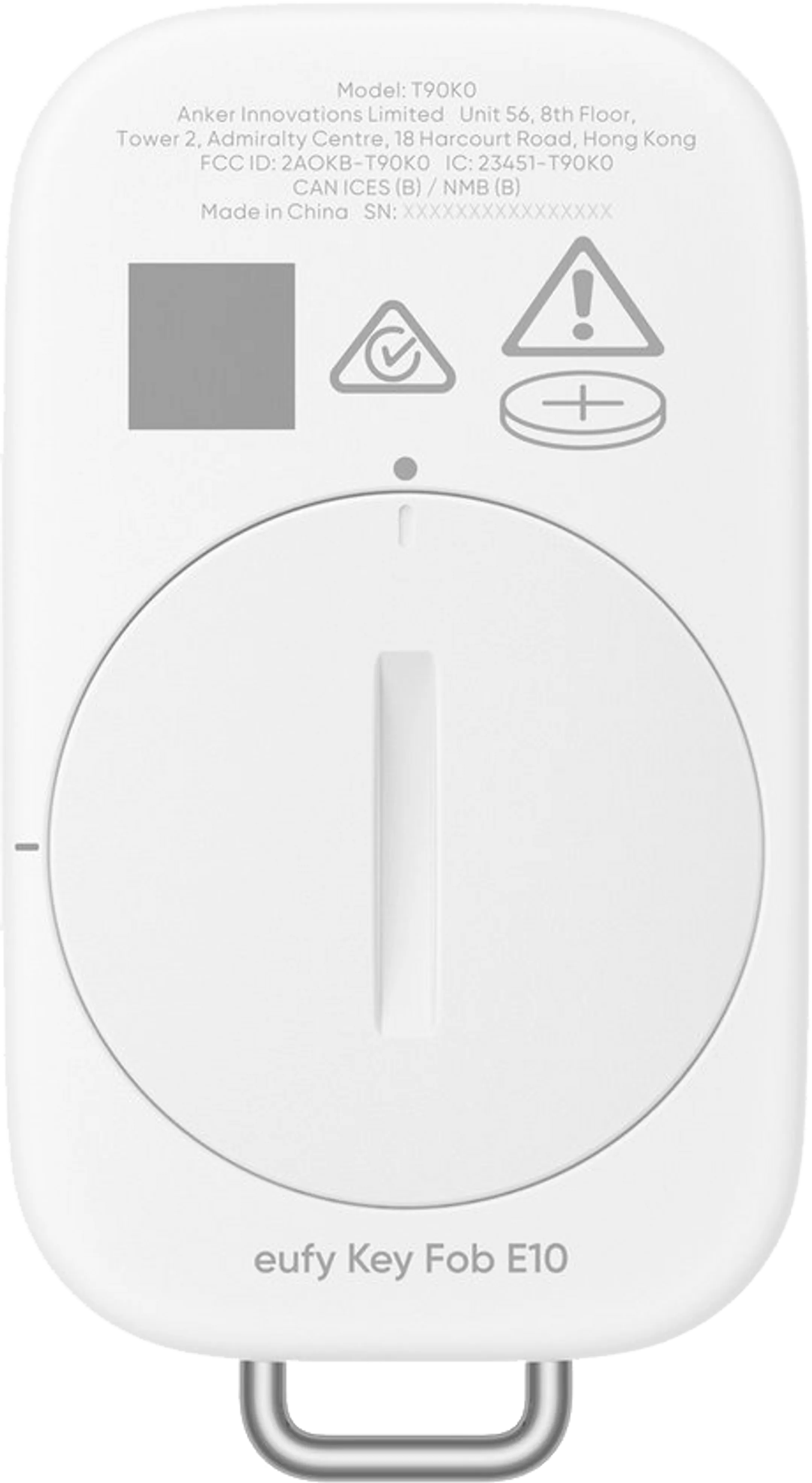 Key Fob E10 - télécommande sans fil
