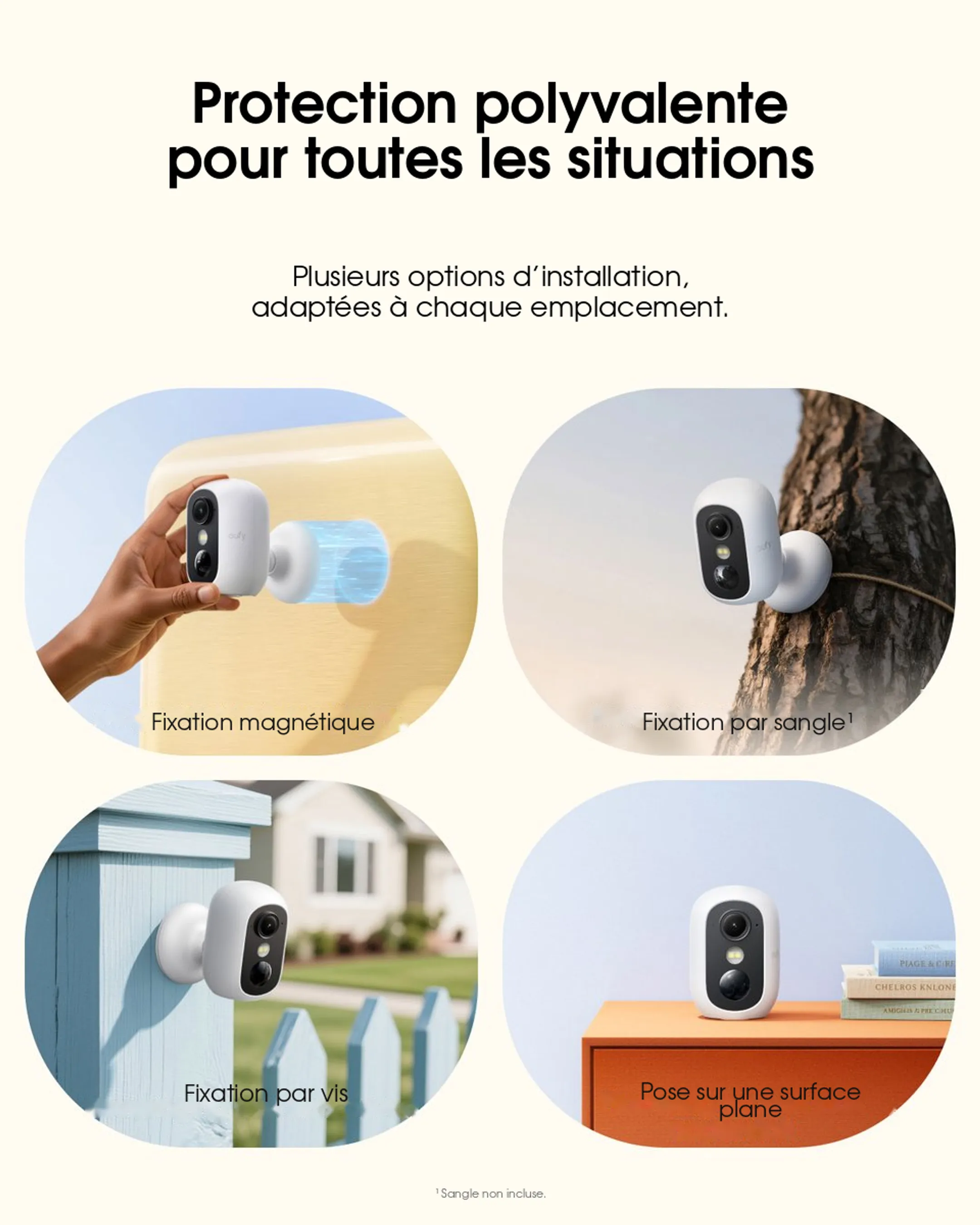 Caméra de sécurité IP C35 – intérieure & extérieure