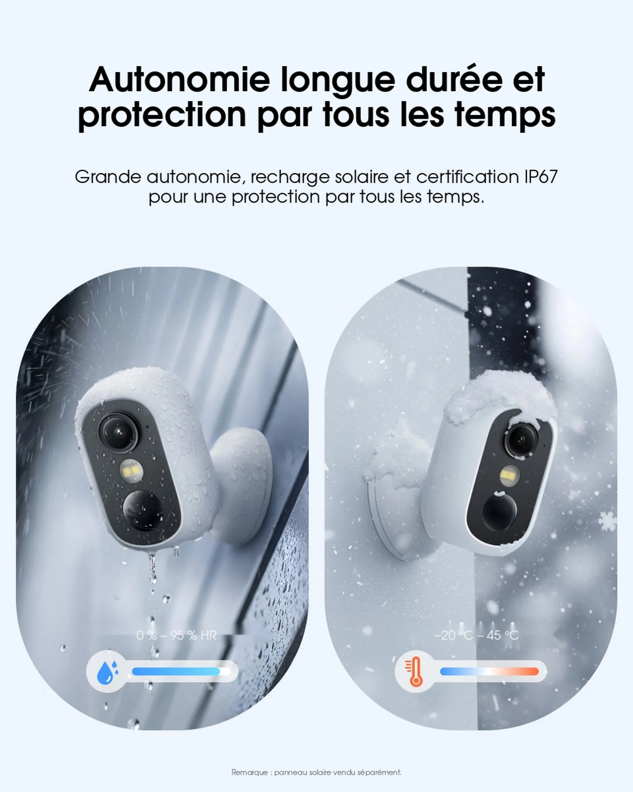 Caméra de sécurité sans fil eufyCam C35 - kit 2 caméras - blanc