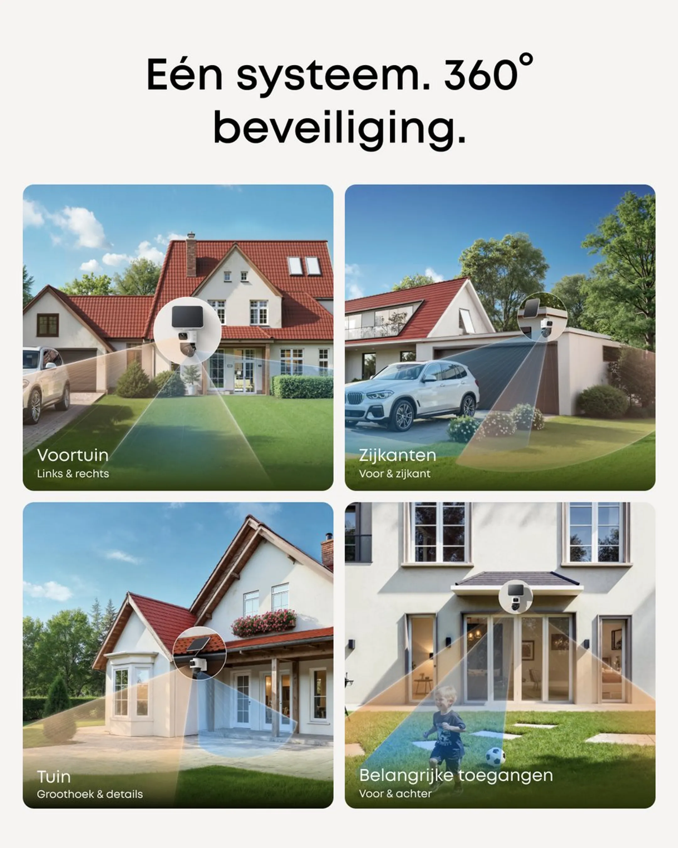 EufyCam S4 beveiligingscamera - wit - 4K