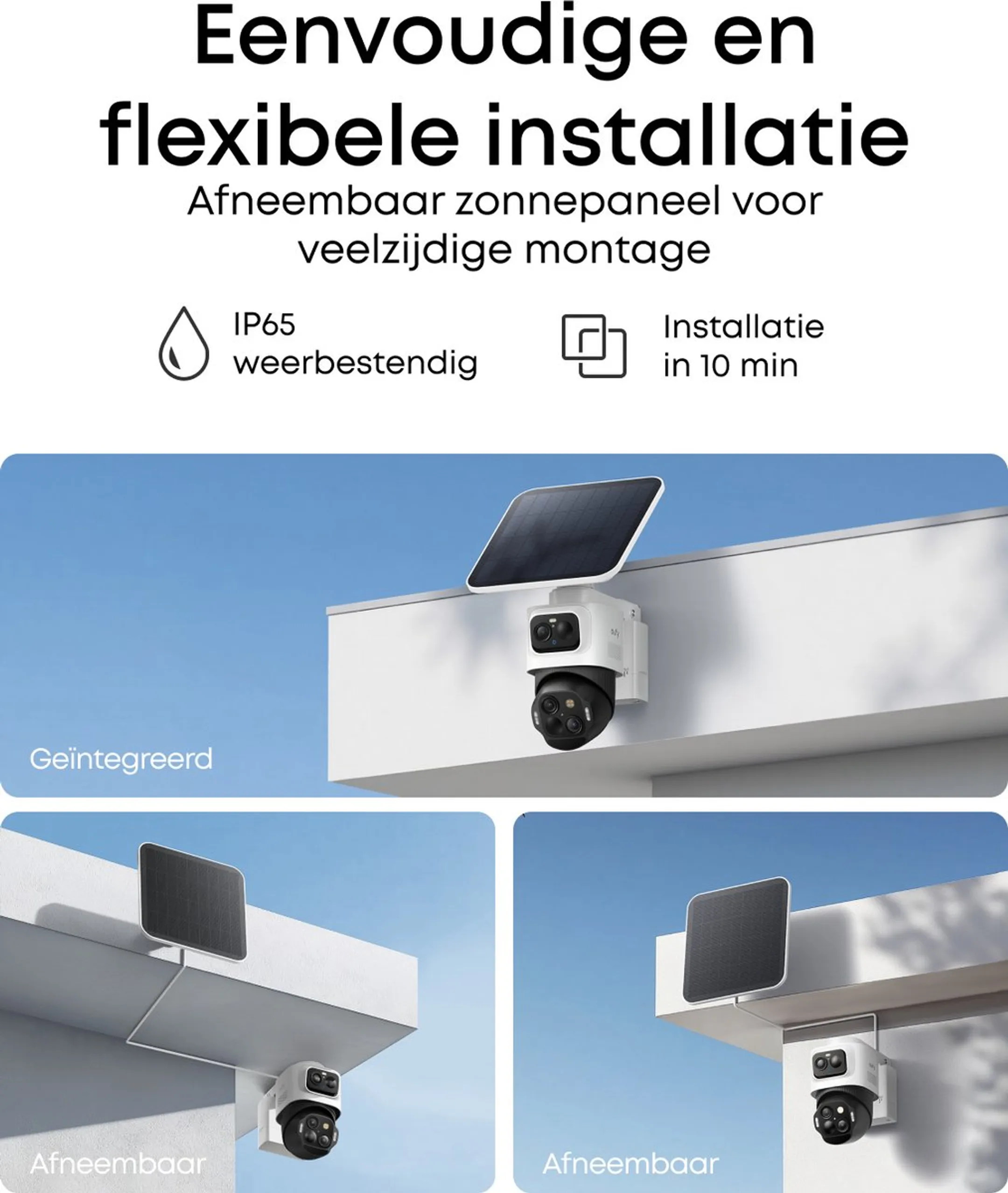 EufyCam S4 beveiligingscamera - wit - 4K