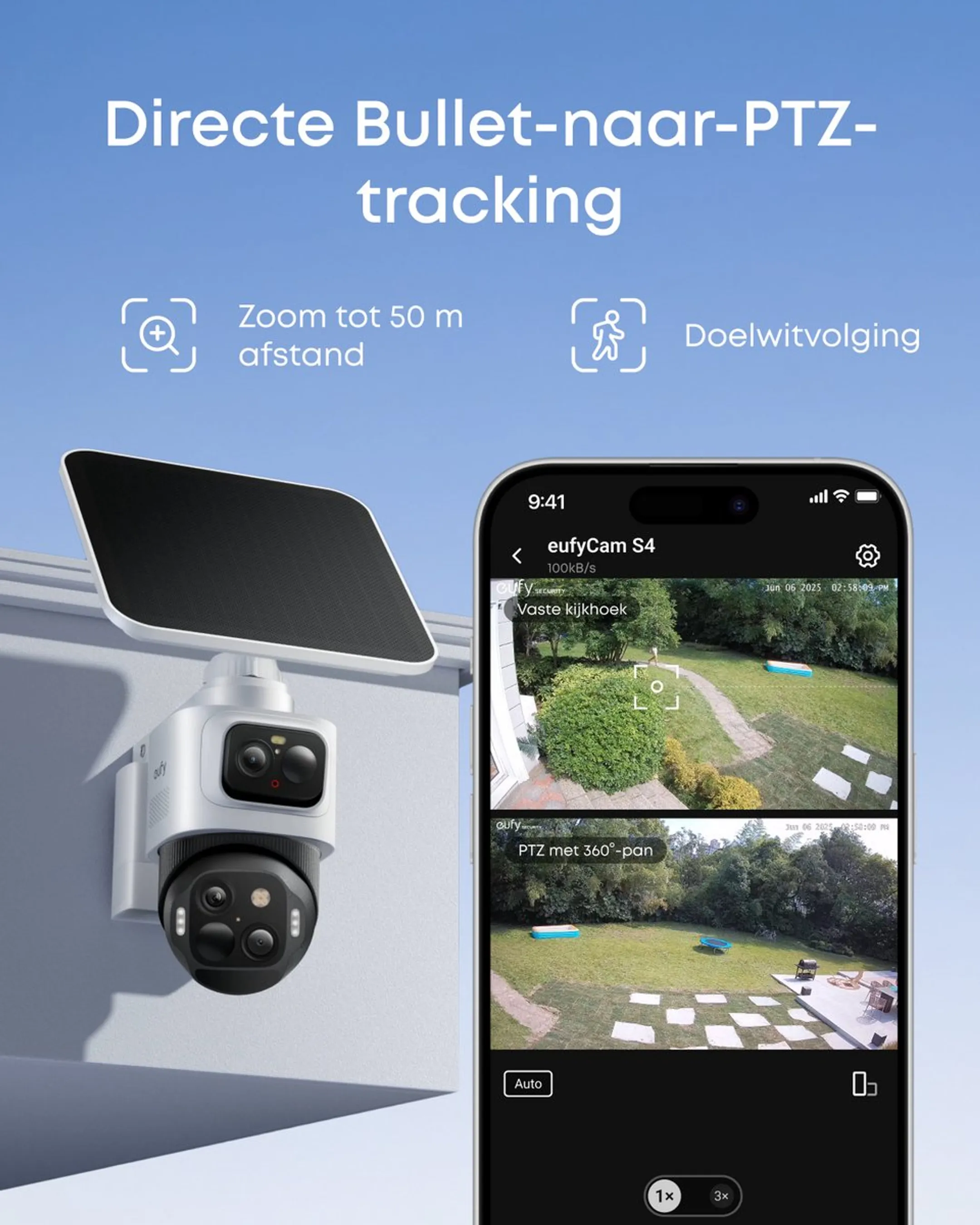 EufyCam S4 beveiligingscamera - wit - 4K