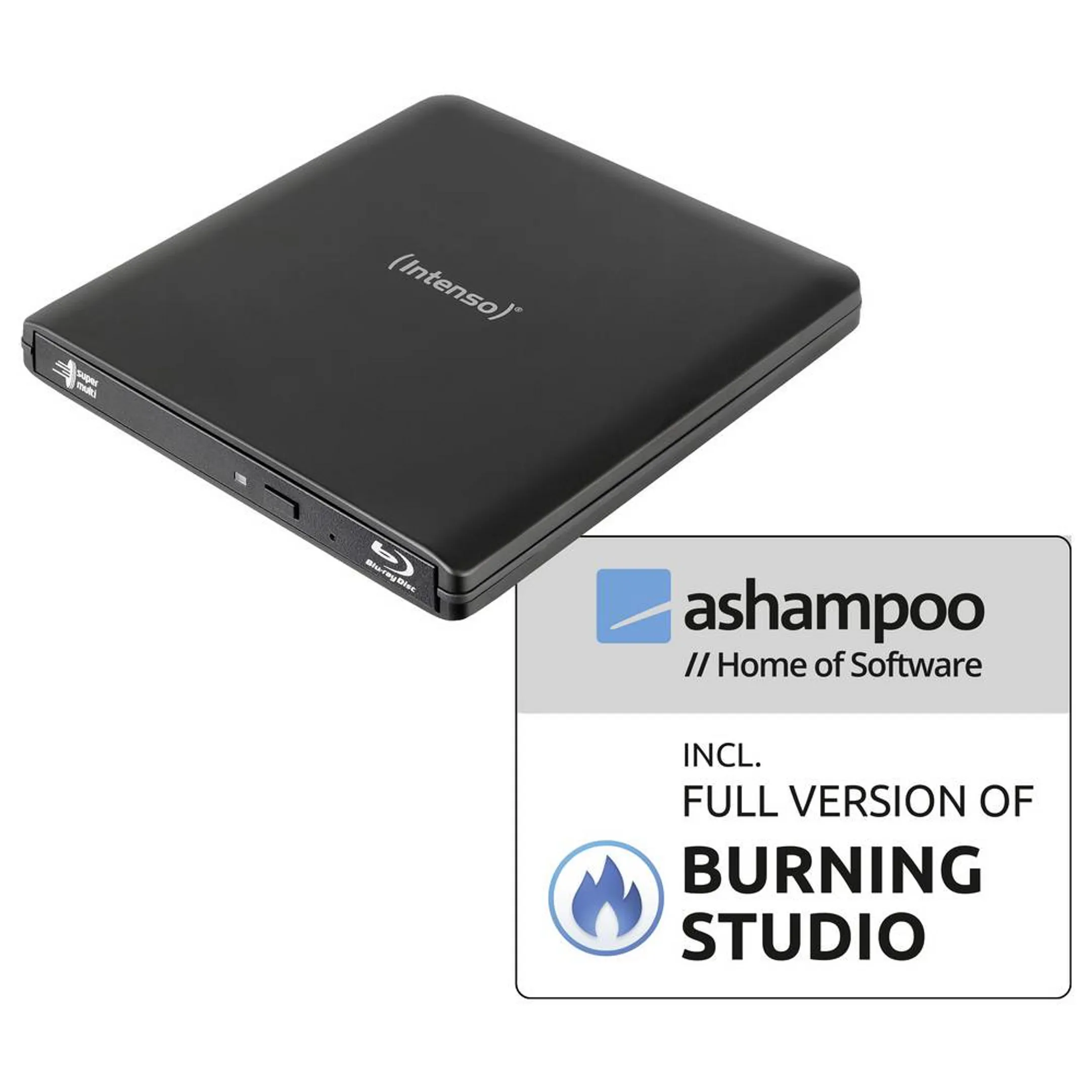EOD 500BD Slim External Blu-ray writer - Black