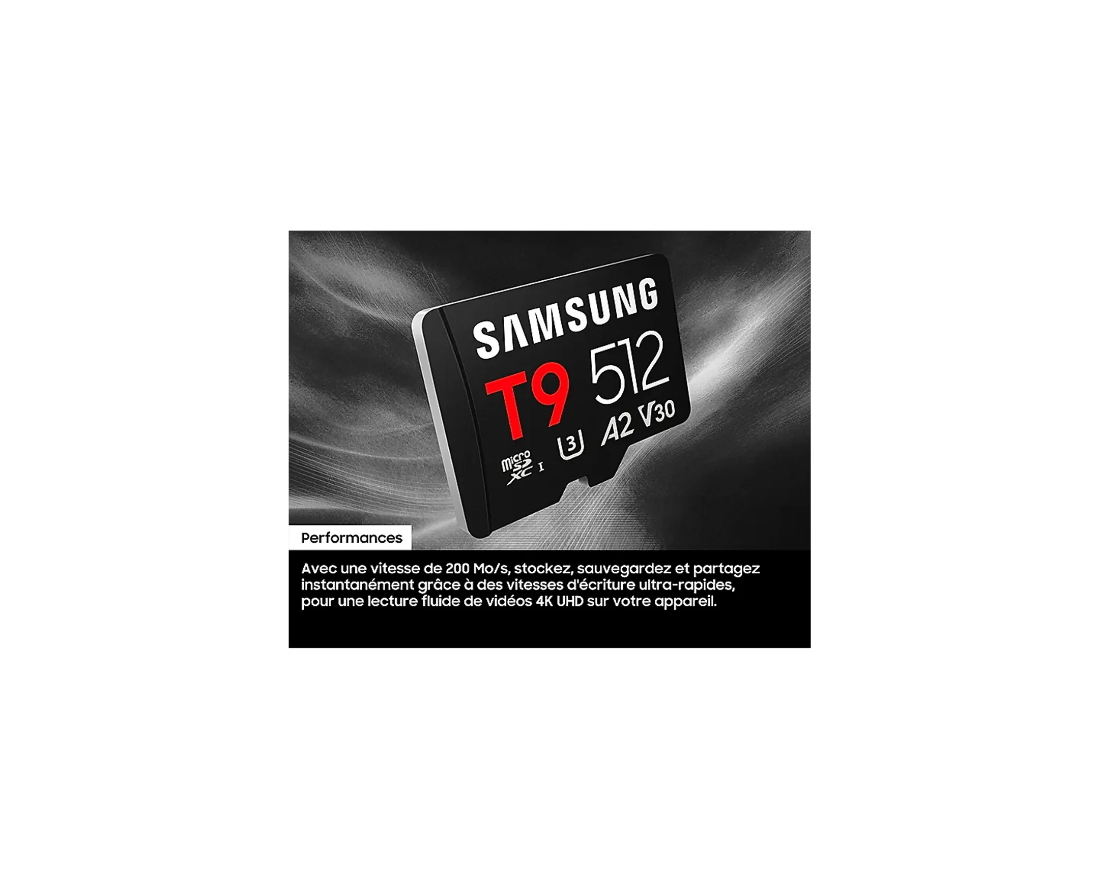 Carte mémoire T9 microSDHC™ 256 Go + lecteur de carte