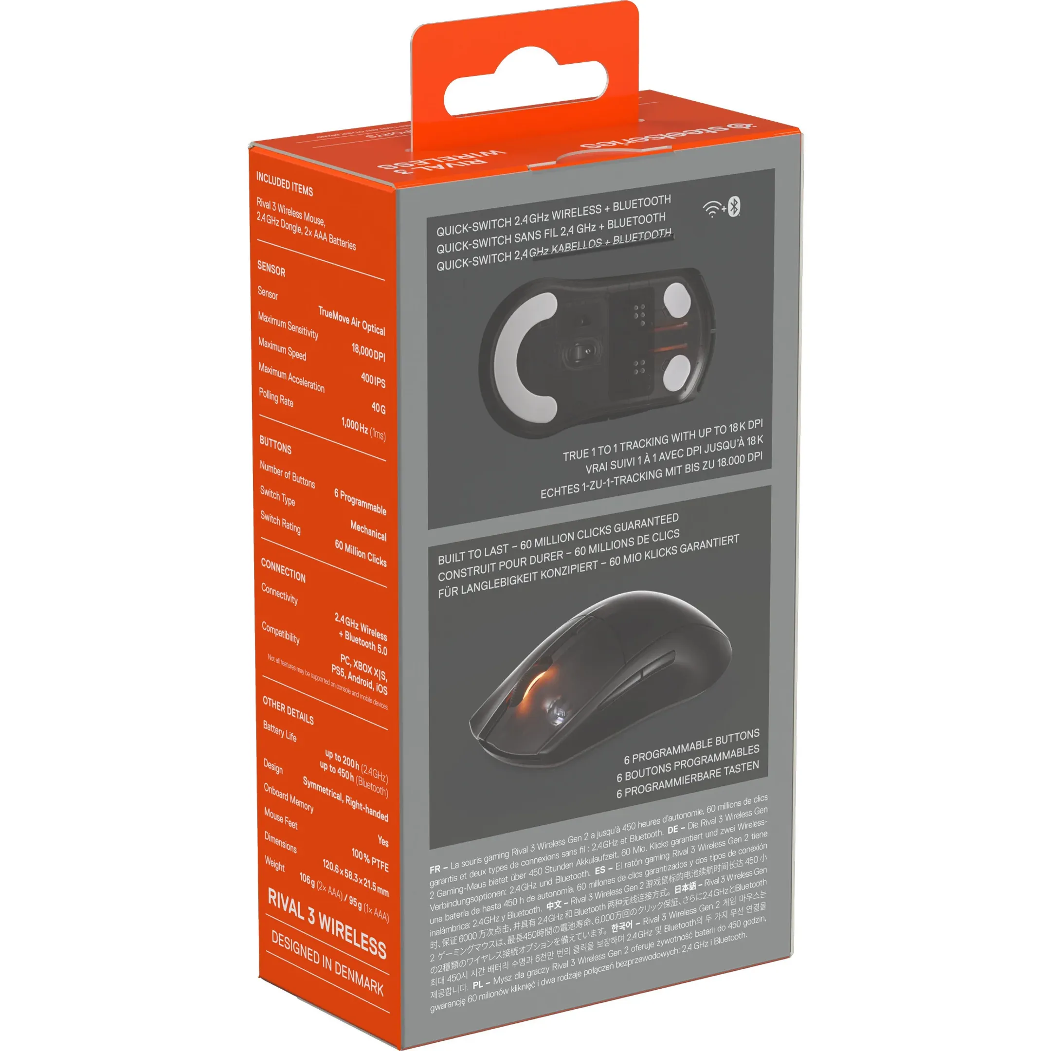 Rival 3 Wireless Gen 2 gaming muis