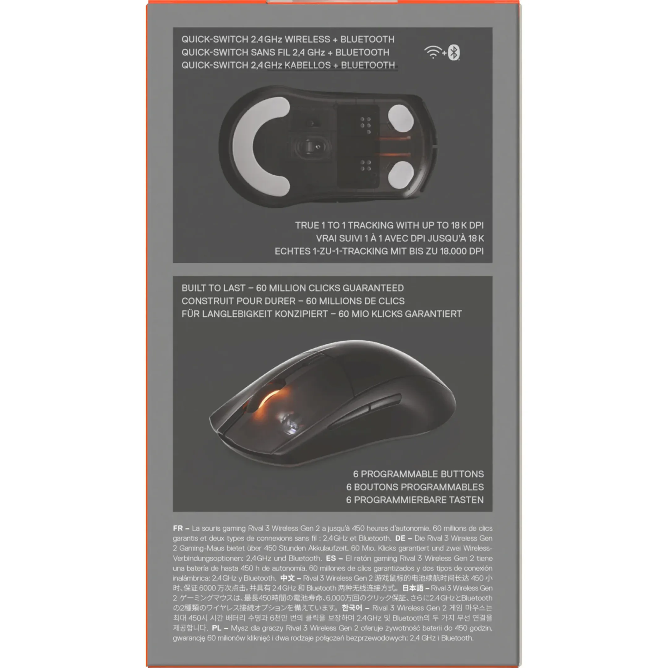 Rival 3 Wireless Gen 2 gaming muis