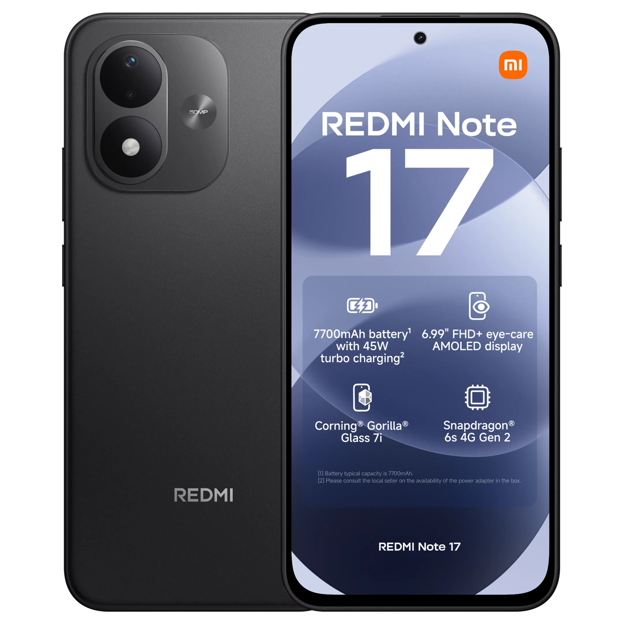 Redmi Note 17 128GB - Zwart