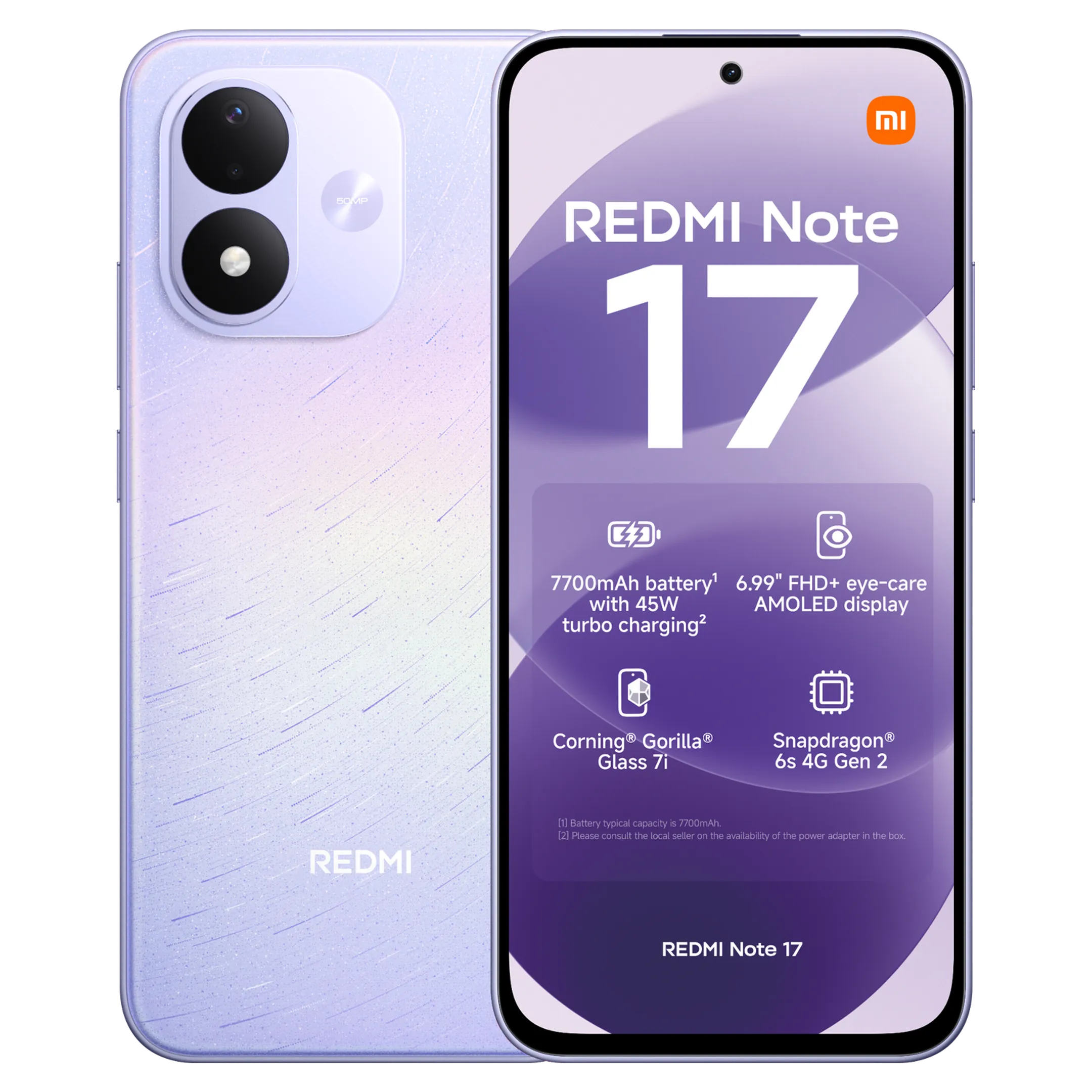 Redmi Note 17 128GB - Paars
