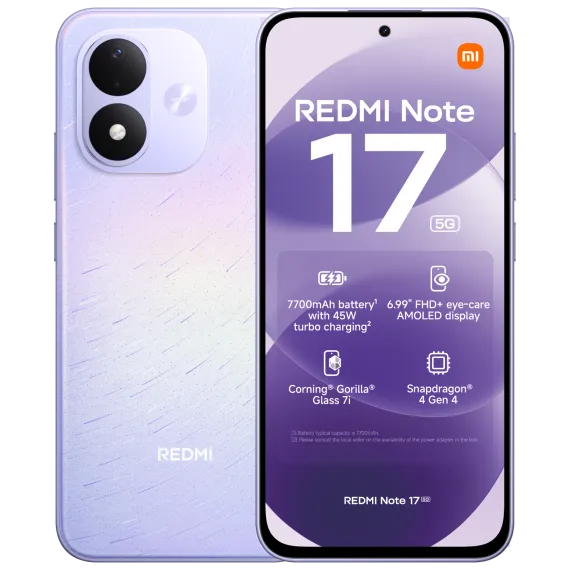 Xiaomi Redmi Note 17 5G 128GB - Paars