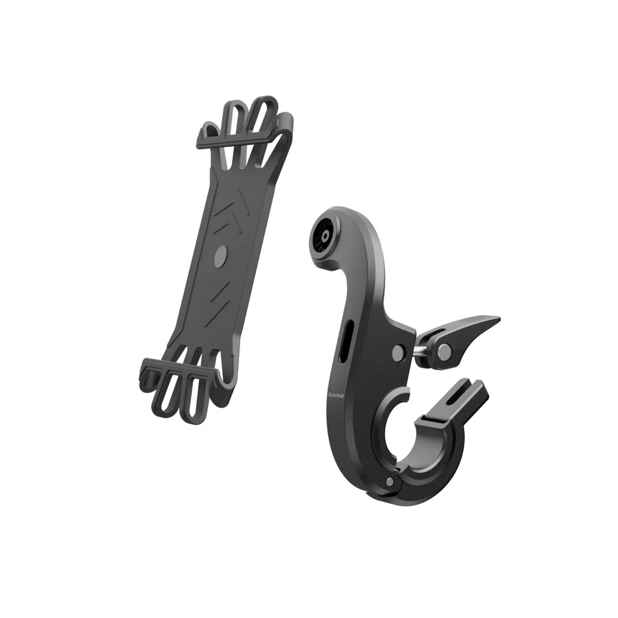 Support pour téléphone portable pour vélo électrique, montage rapide, en silicone, orientable, universel
