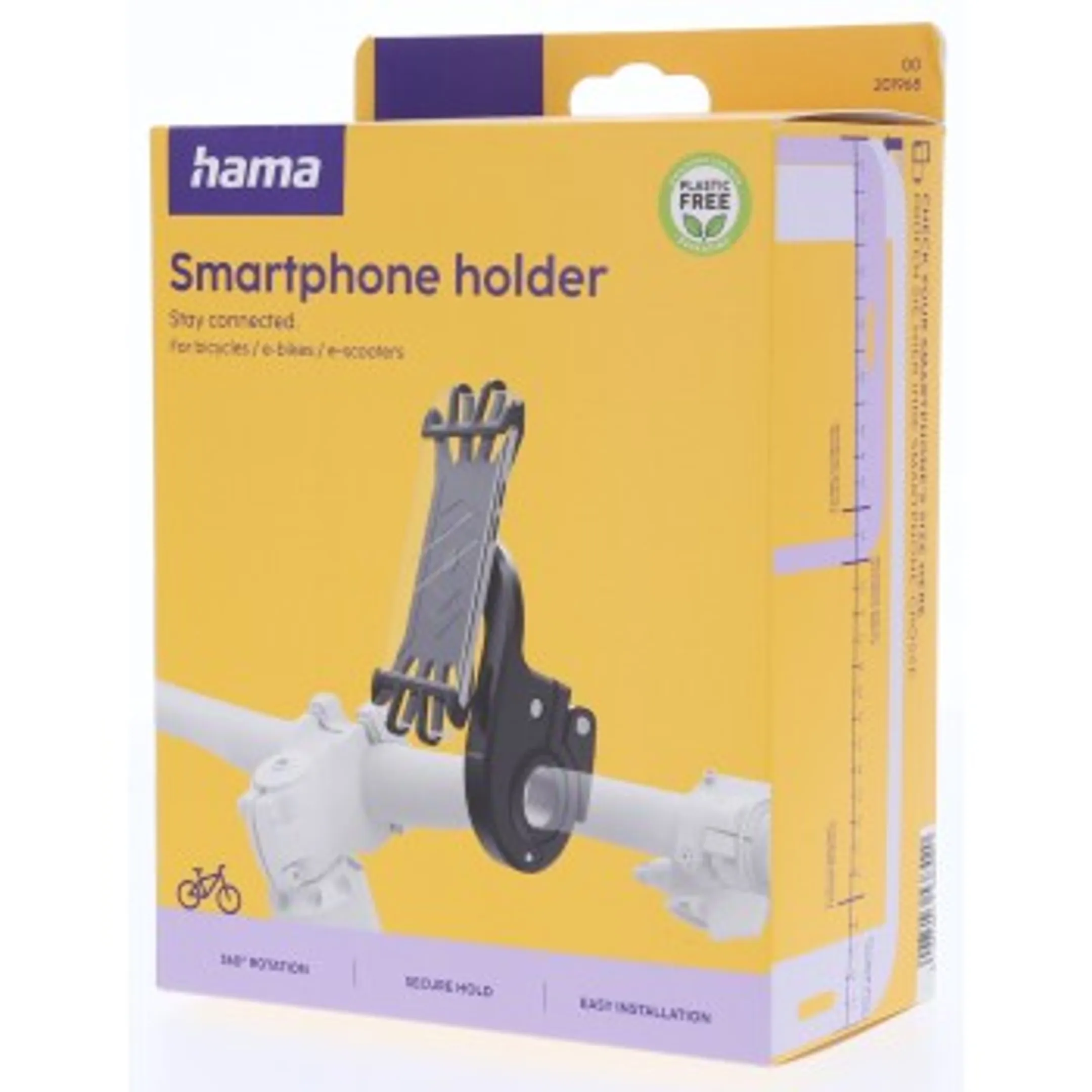 Support pour téléphone portable pour vélo électrique, montage rapide, en silicone, orientable, universel
