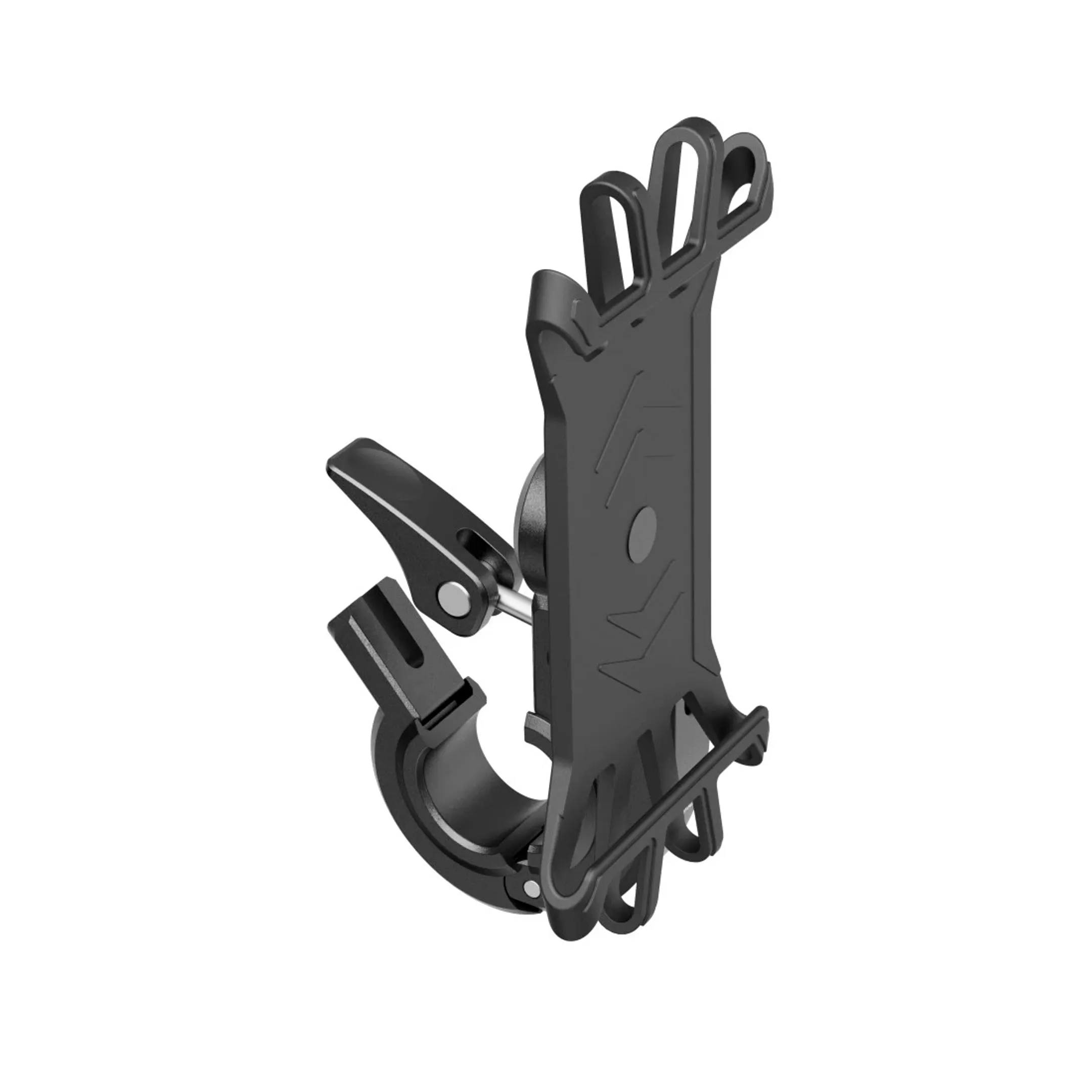 Support pour téléphone portable pour vélo électrique, montage rapide, en silicone, orientable, universel
