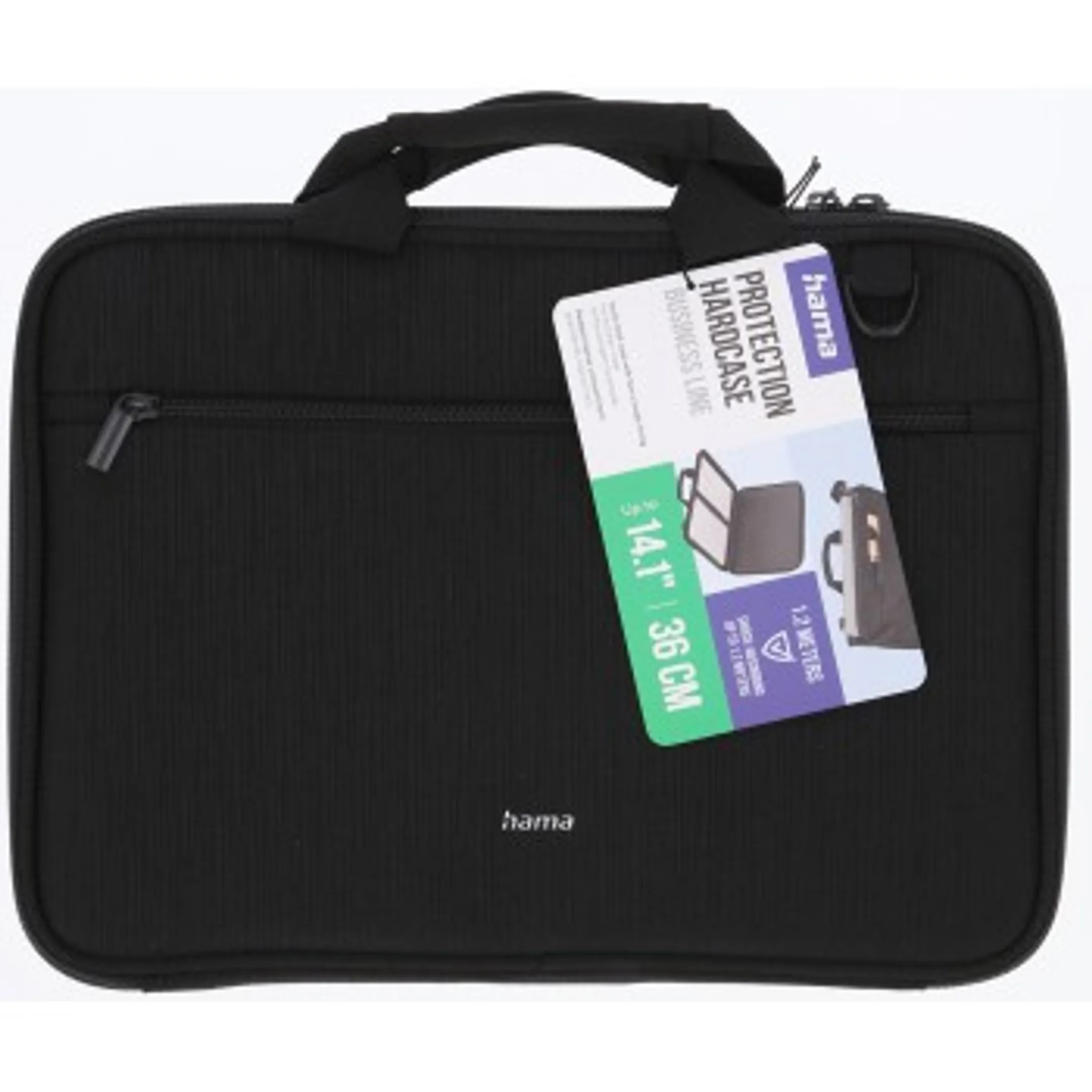 Laptop-tas "Protection Hardcase", tot 36 cm (14,1“) - Zwart