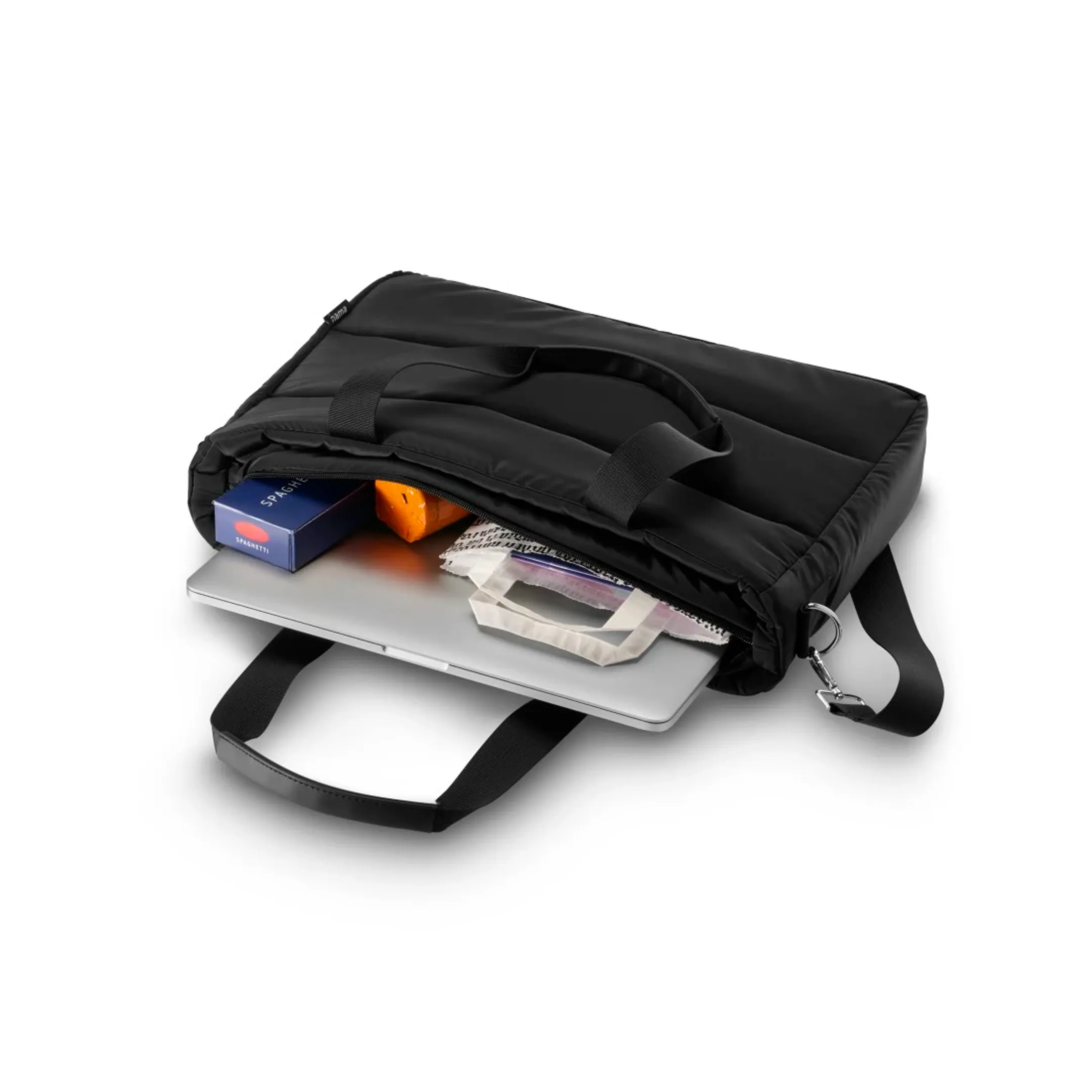 Laptop-tas "Stepp", shopper, tot 44 cm (17,3"), zwart