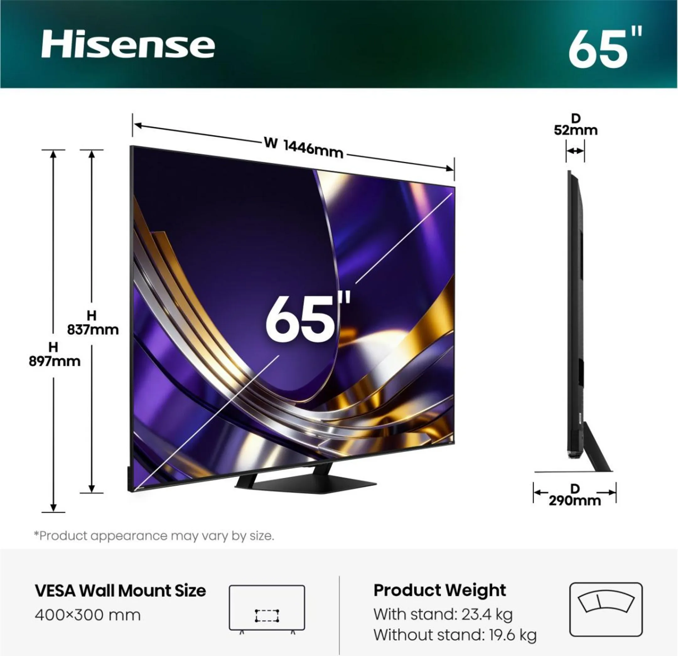 ULED MiniLED 4K TV 65U79S PRO (2026) - 65 inch
