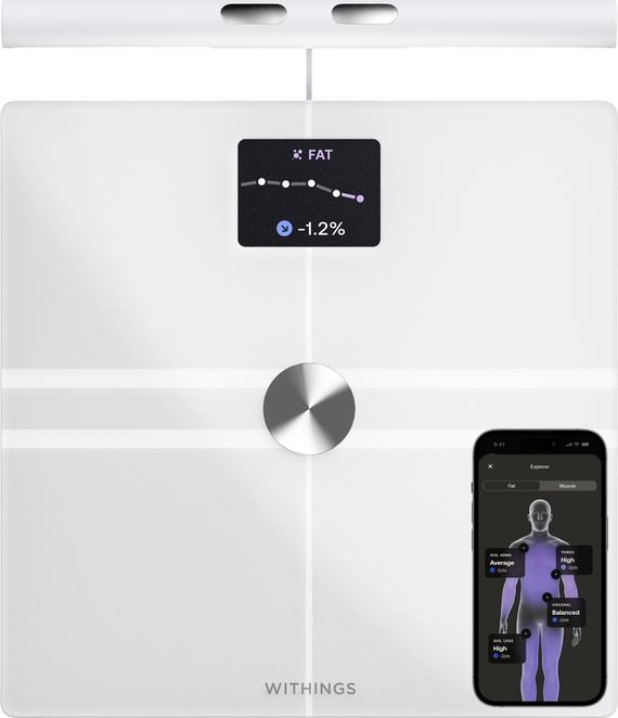 Withings Personenweegschaal BodyFit White