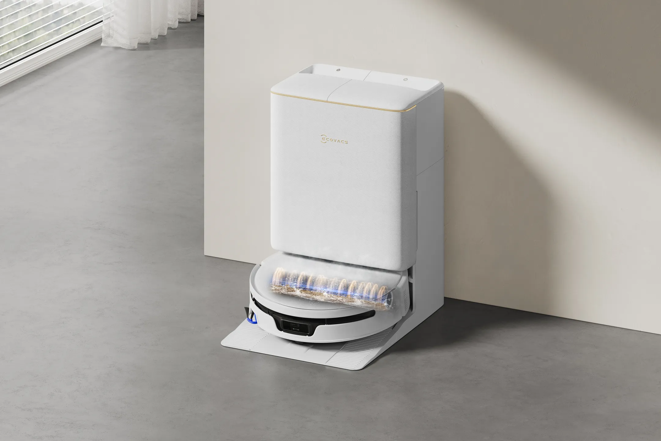 Aspirateur robot 2en1 Deebot T90S PRO White