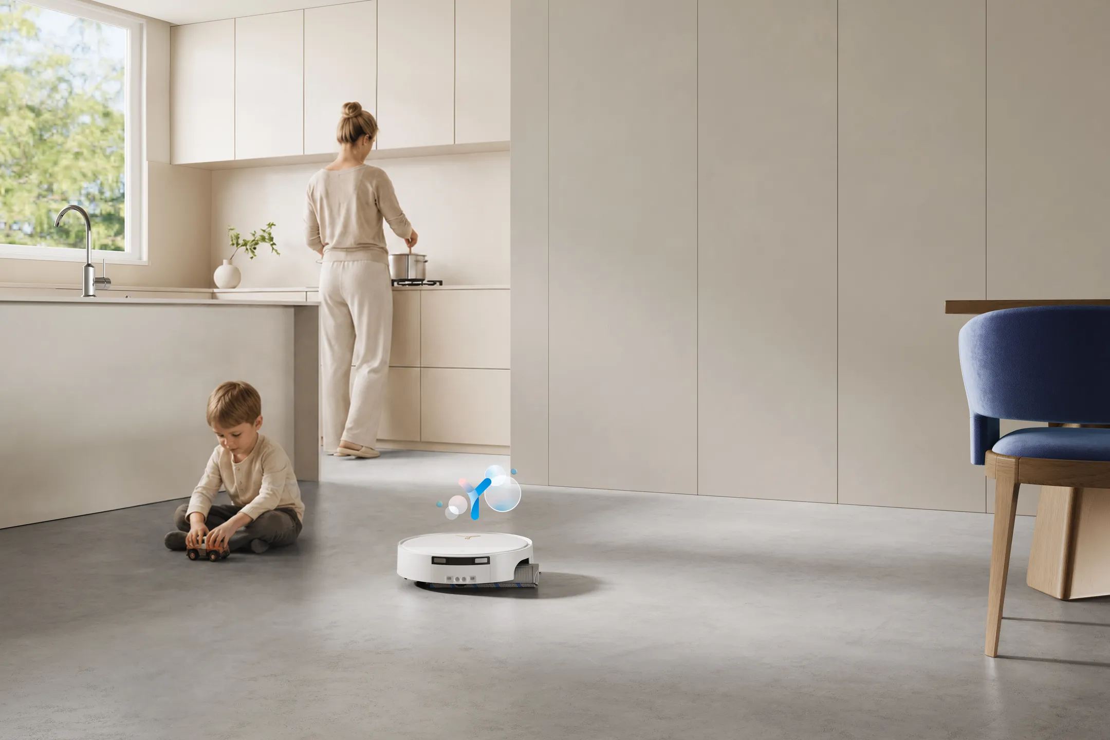 Aspirateur robot 2en1 Deebot T90S PRO White