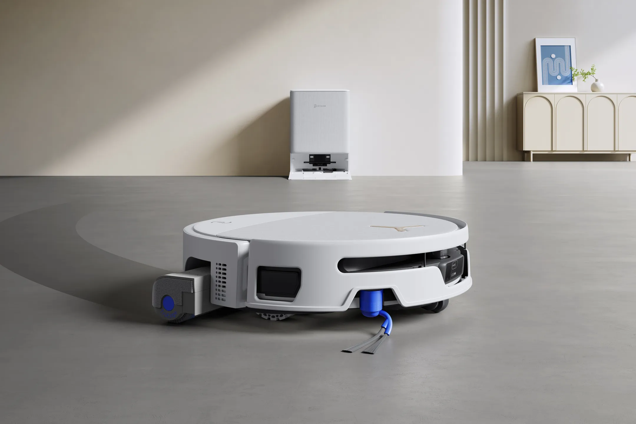 Aspirateur robot 2en1 Deebot T90S PRO White