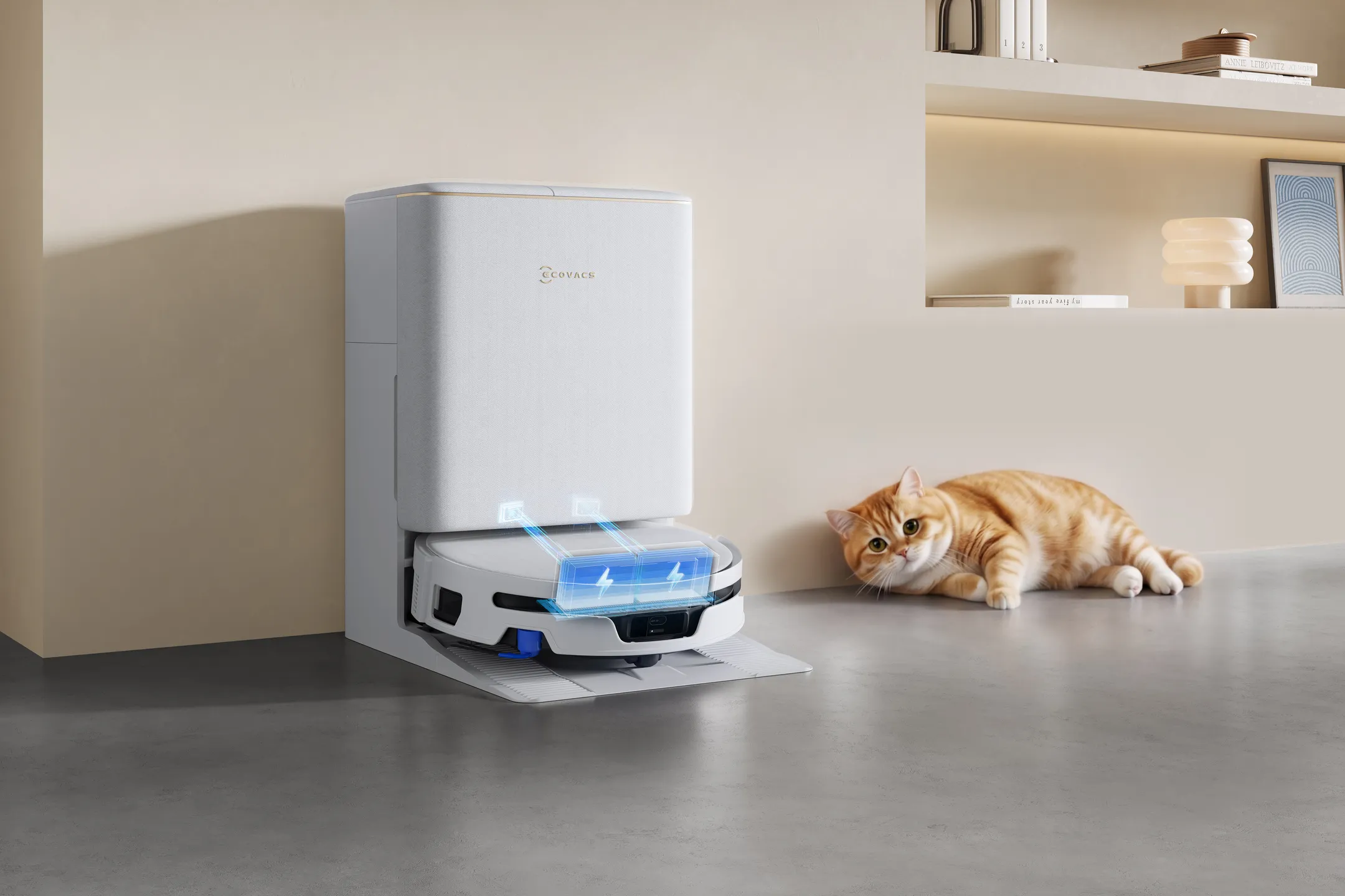 Aspirateur robot 2en1 Deebot T90S PRO White