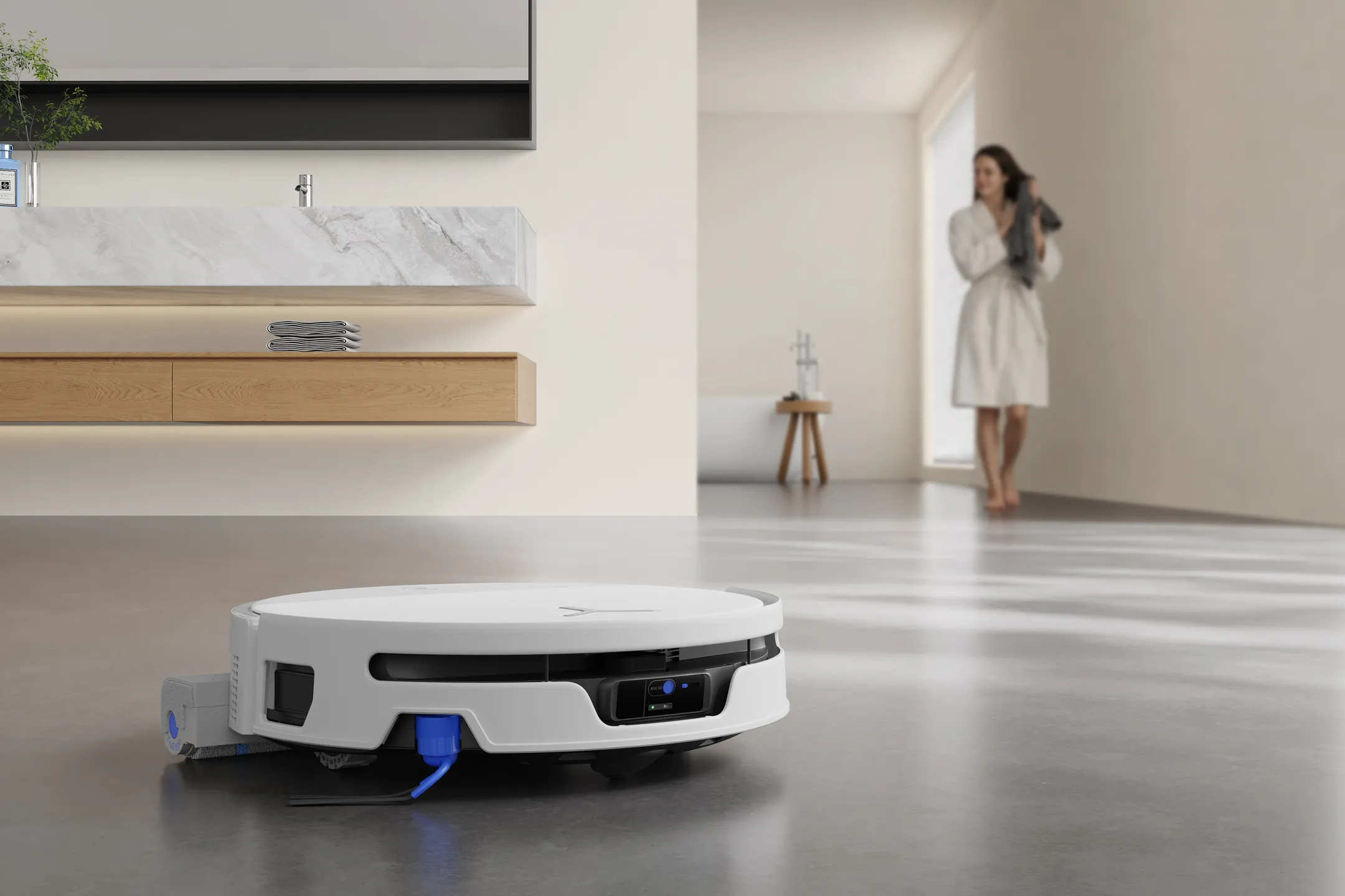 Aspirateur robot 2en1 Deebot T90S PRO White