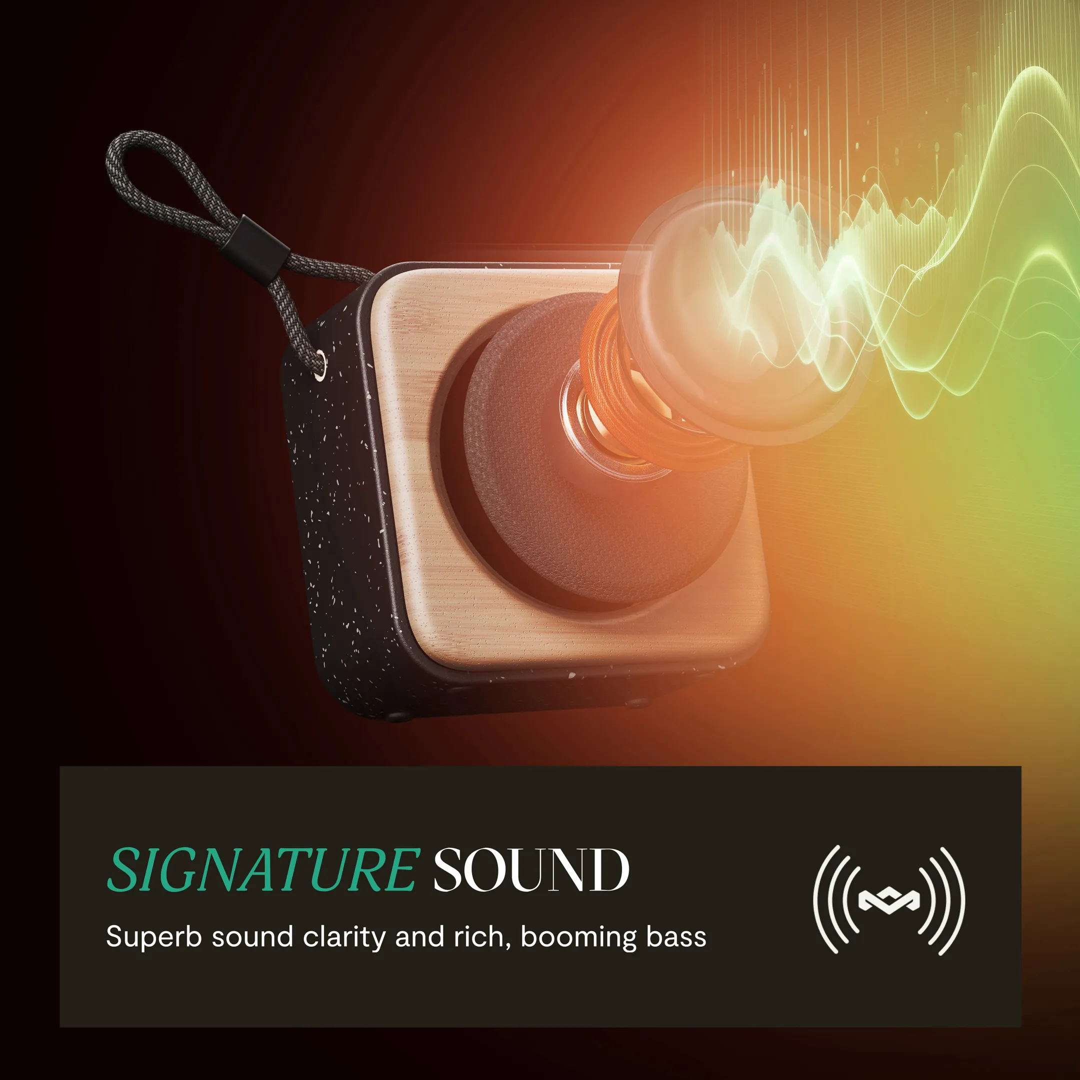 Bluetooth speaker  Roots - Zwart