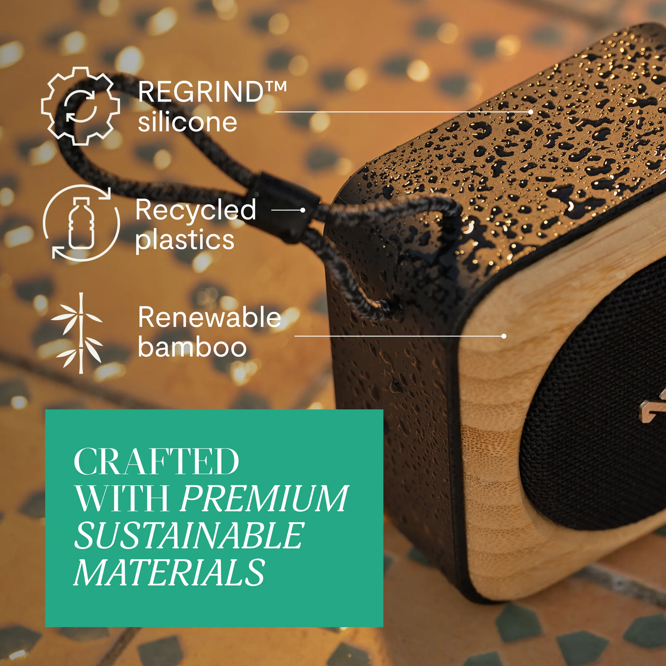 Bluetooth speaker  Roots - Zwart