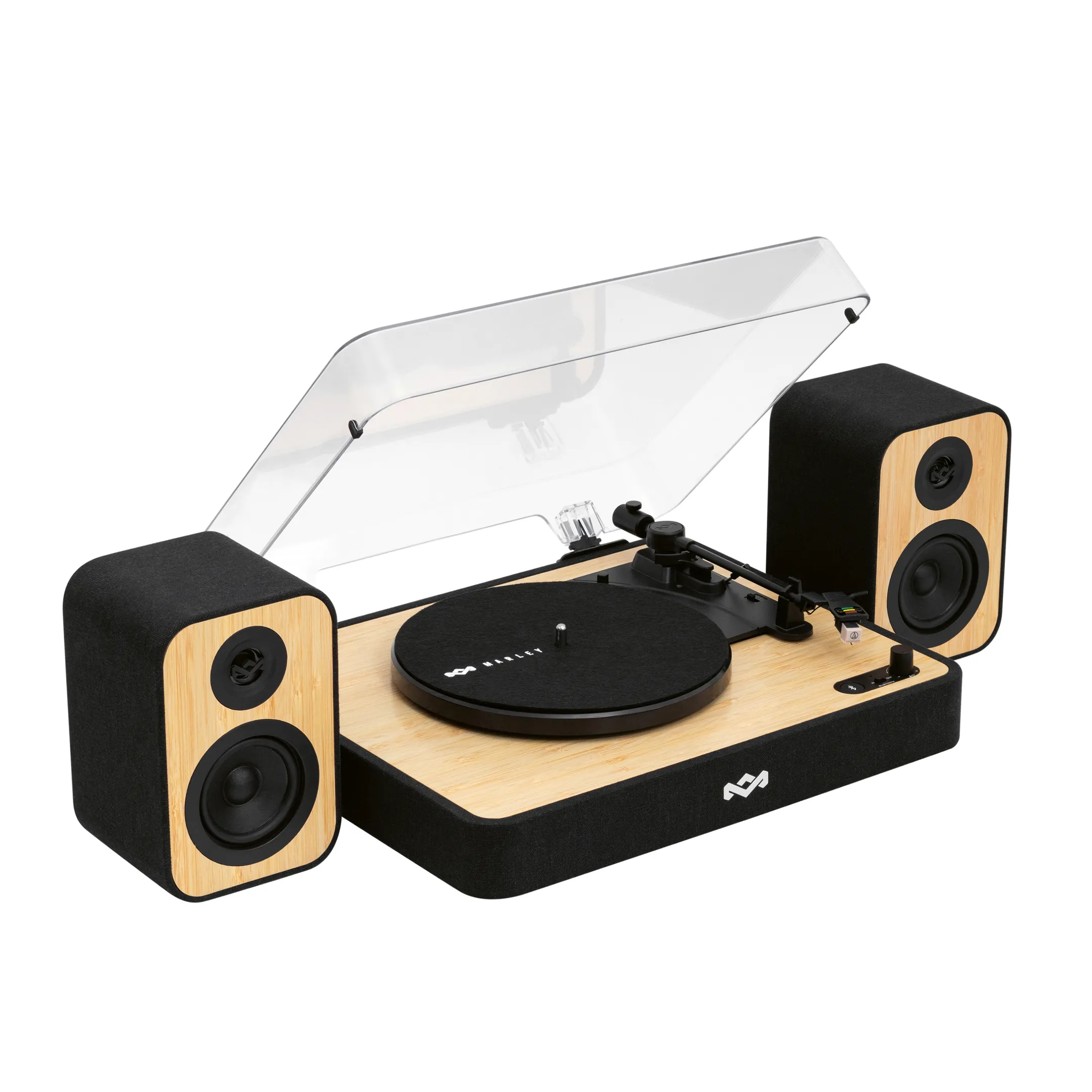 Revolution platenspeler en speakers - Zwart