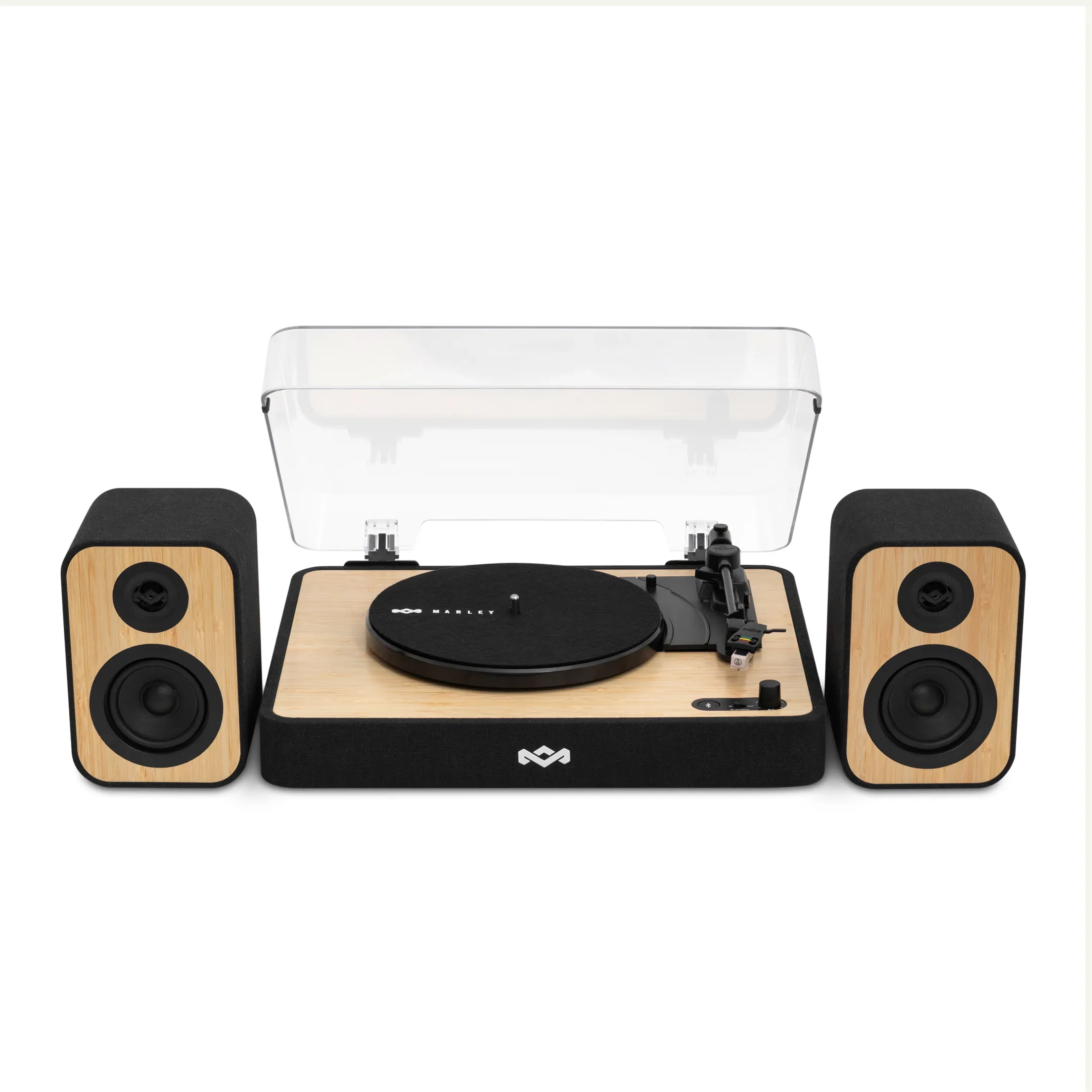 Revolution platenspeler en speakers - Zwart