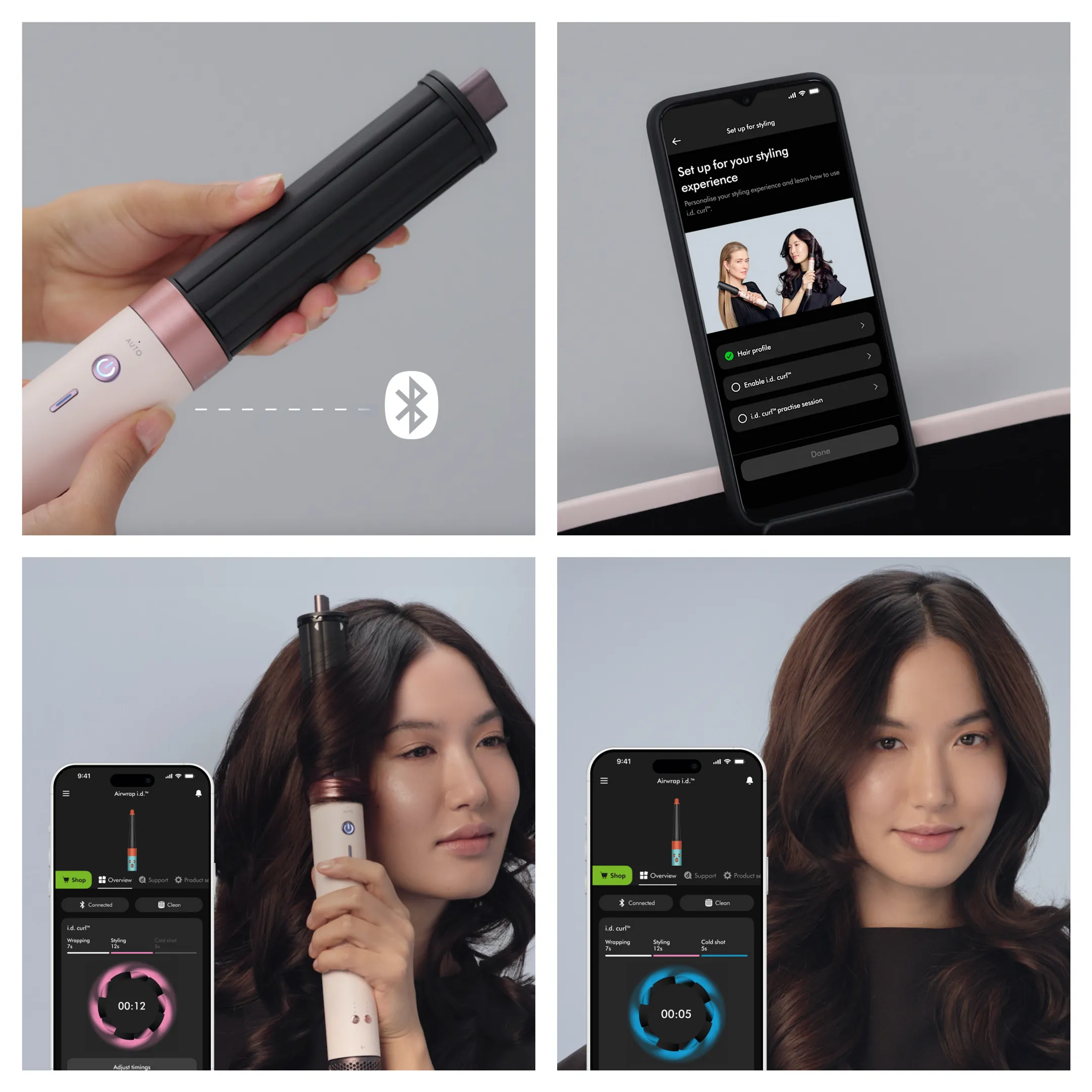 Airwrap Co-anda2x Straight + Wavy Copper Plum