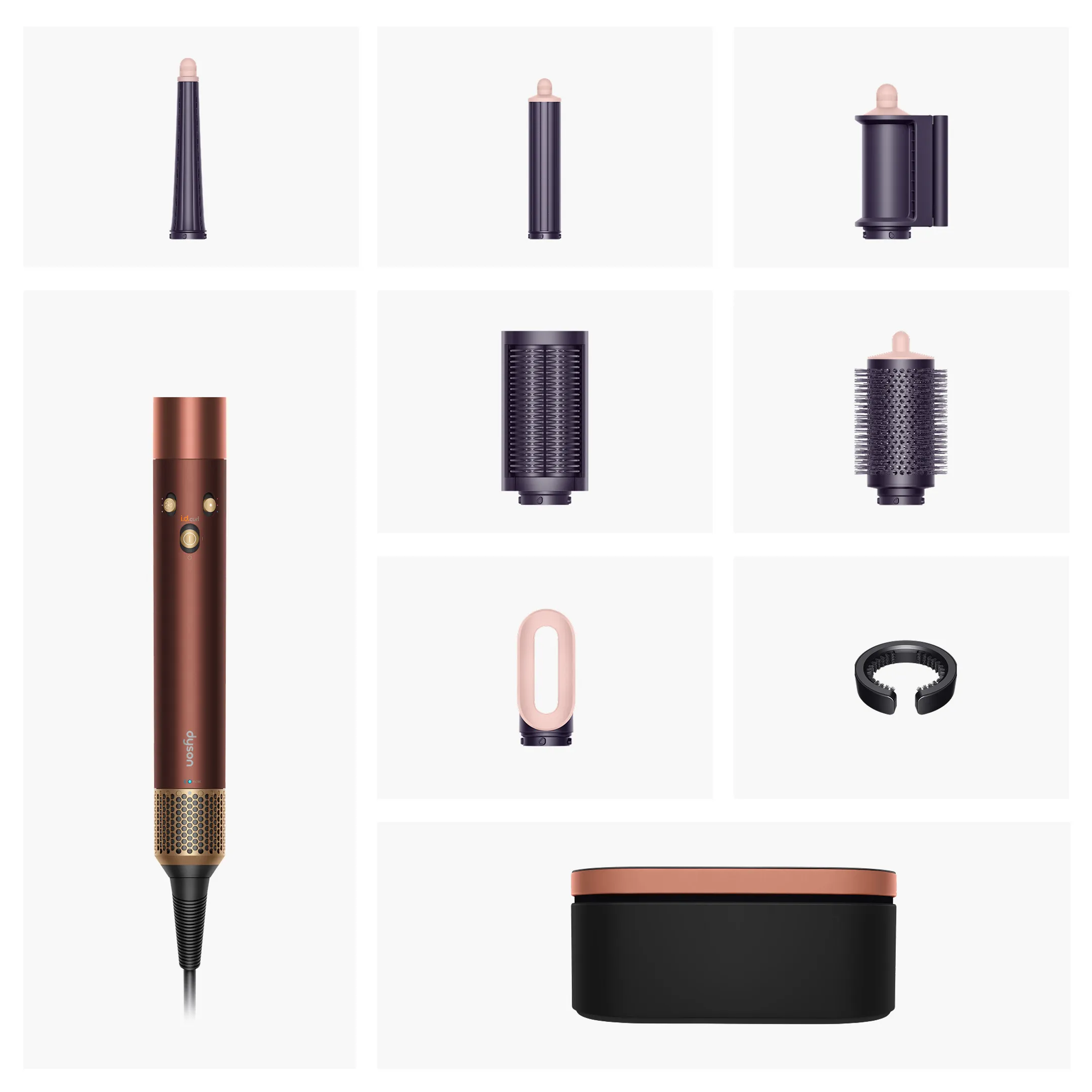 Airwrap i.d. Straight + Wavy Copper Plum