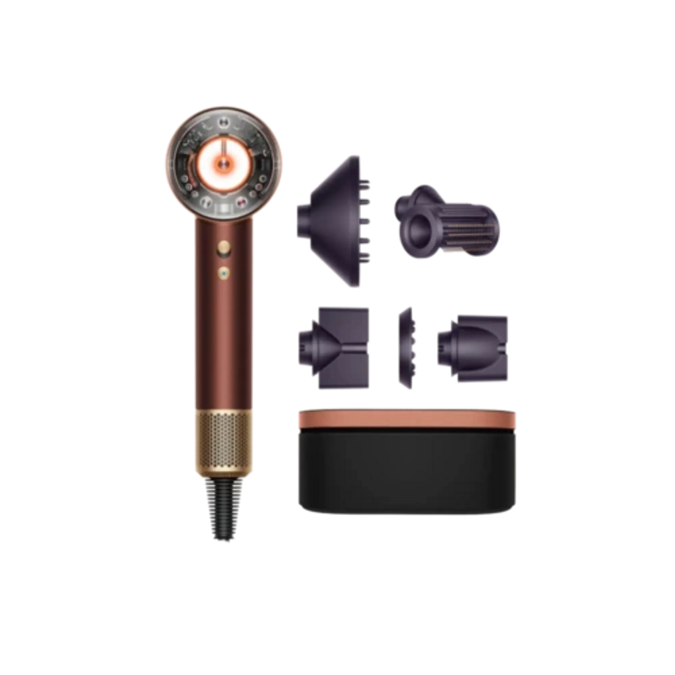 Supersonic Nural Straight + Wavy Copper Plum
