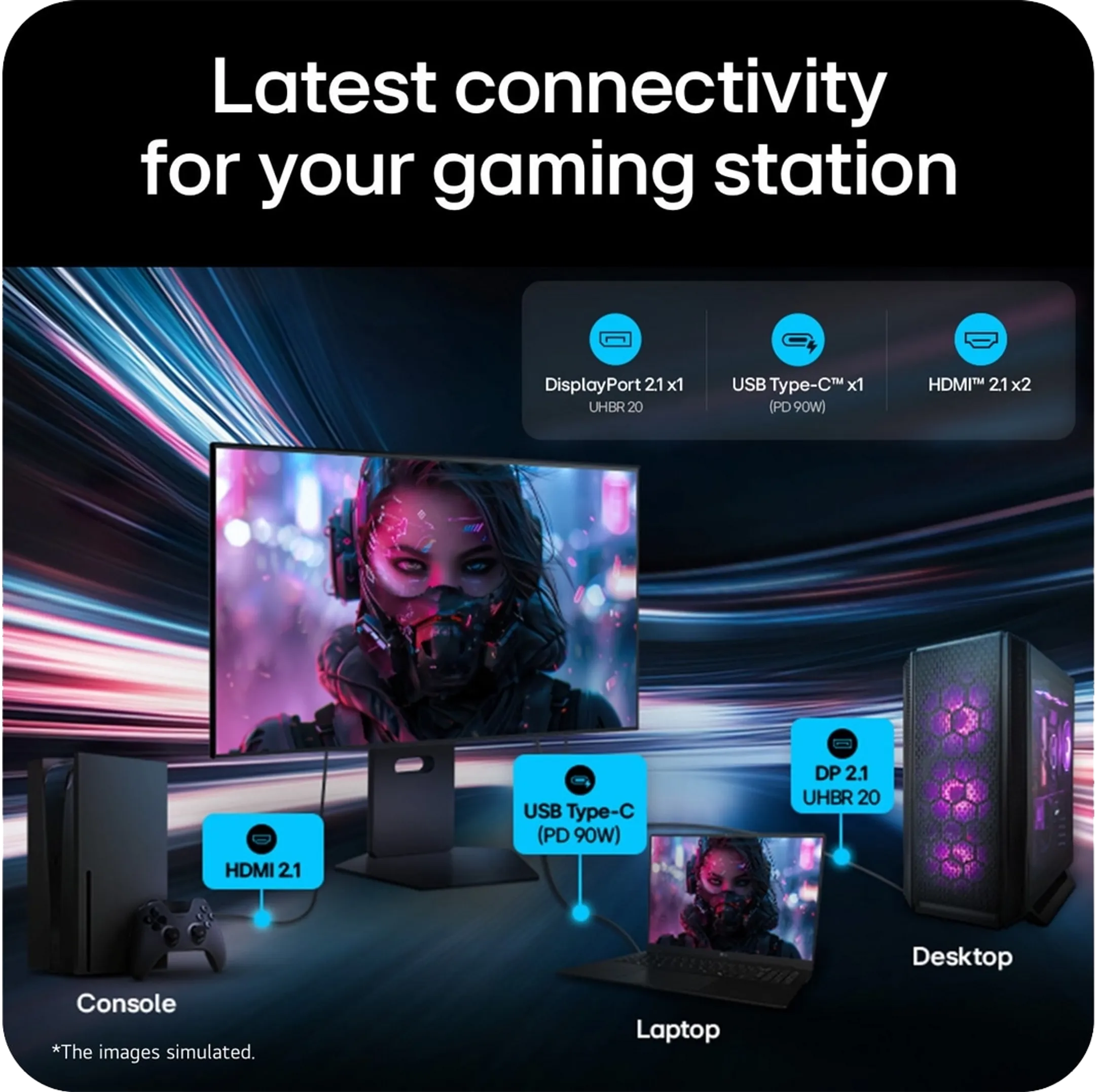 32GX870B-B.AEU Gaming - 32" 4K Ultra HD