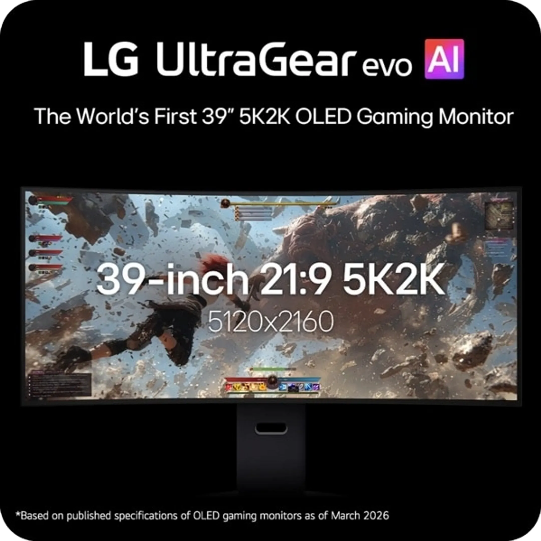 39GX950B-B Gaming Incurvé - 39" 5K Ultra HD