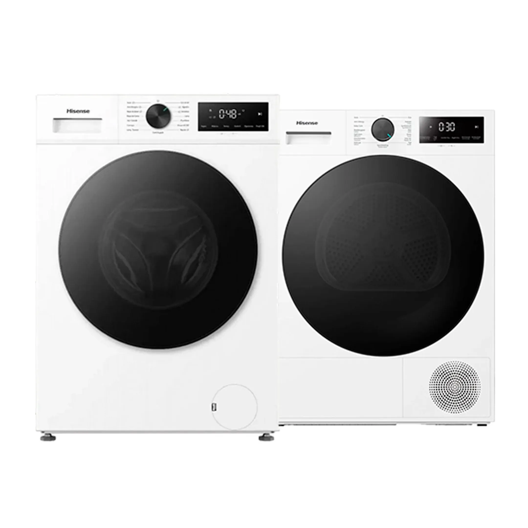Bundle - Machine à laver WF1I8042BWP2 + Sèche-linge DH1I800BWCEA