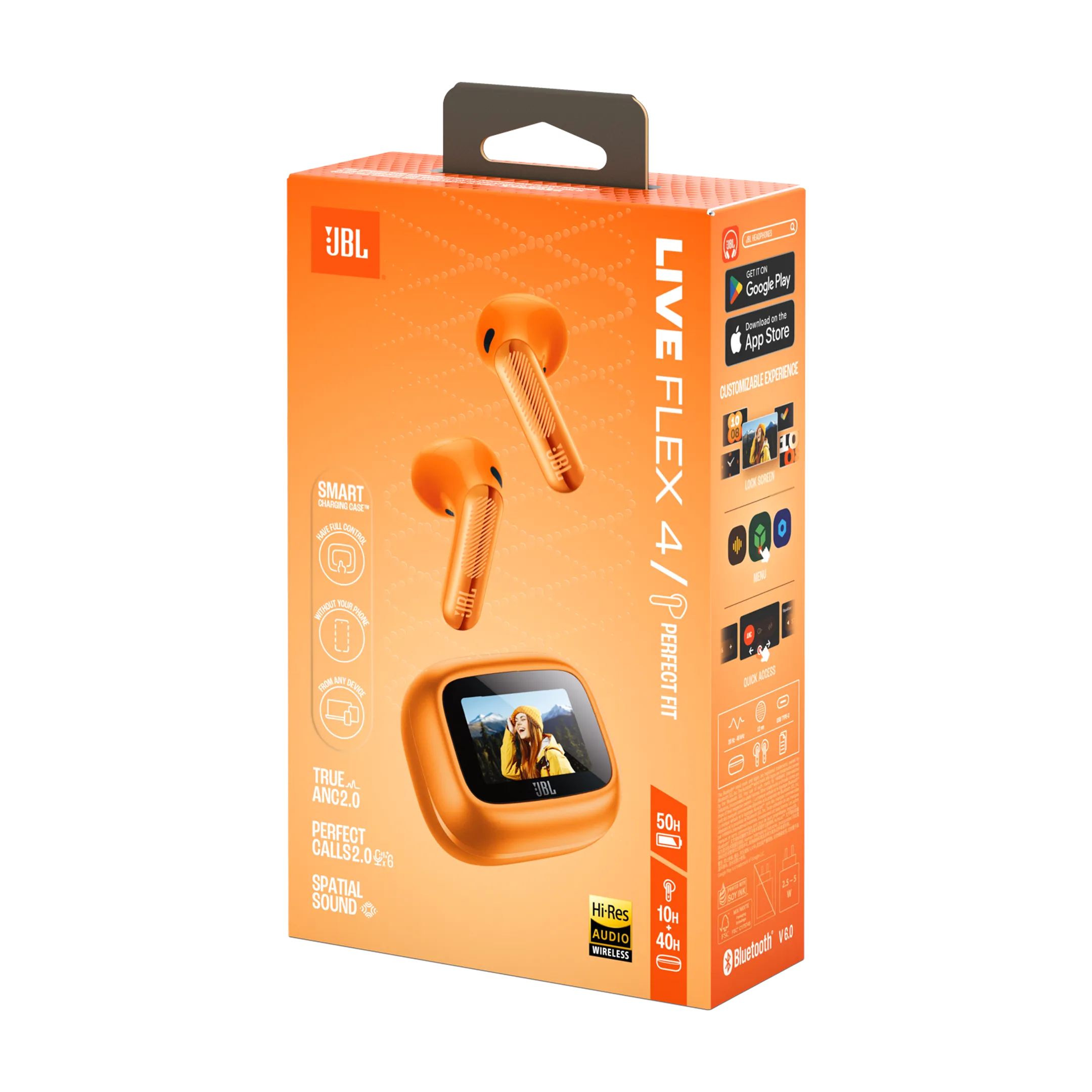 Écouteurs Live Flex 4 - Orange