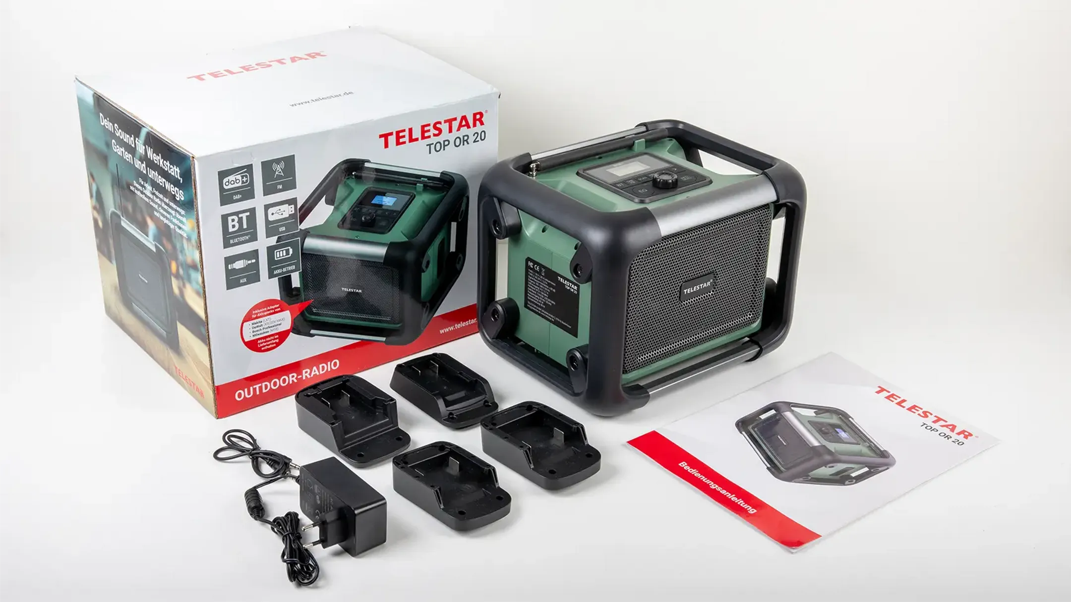 Radio d'extérieur robuste TOP OR 20 - DAB+/FM