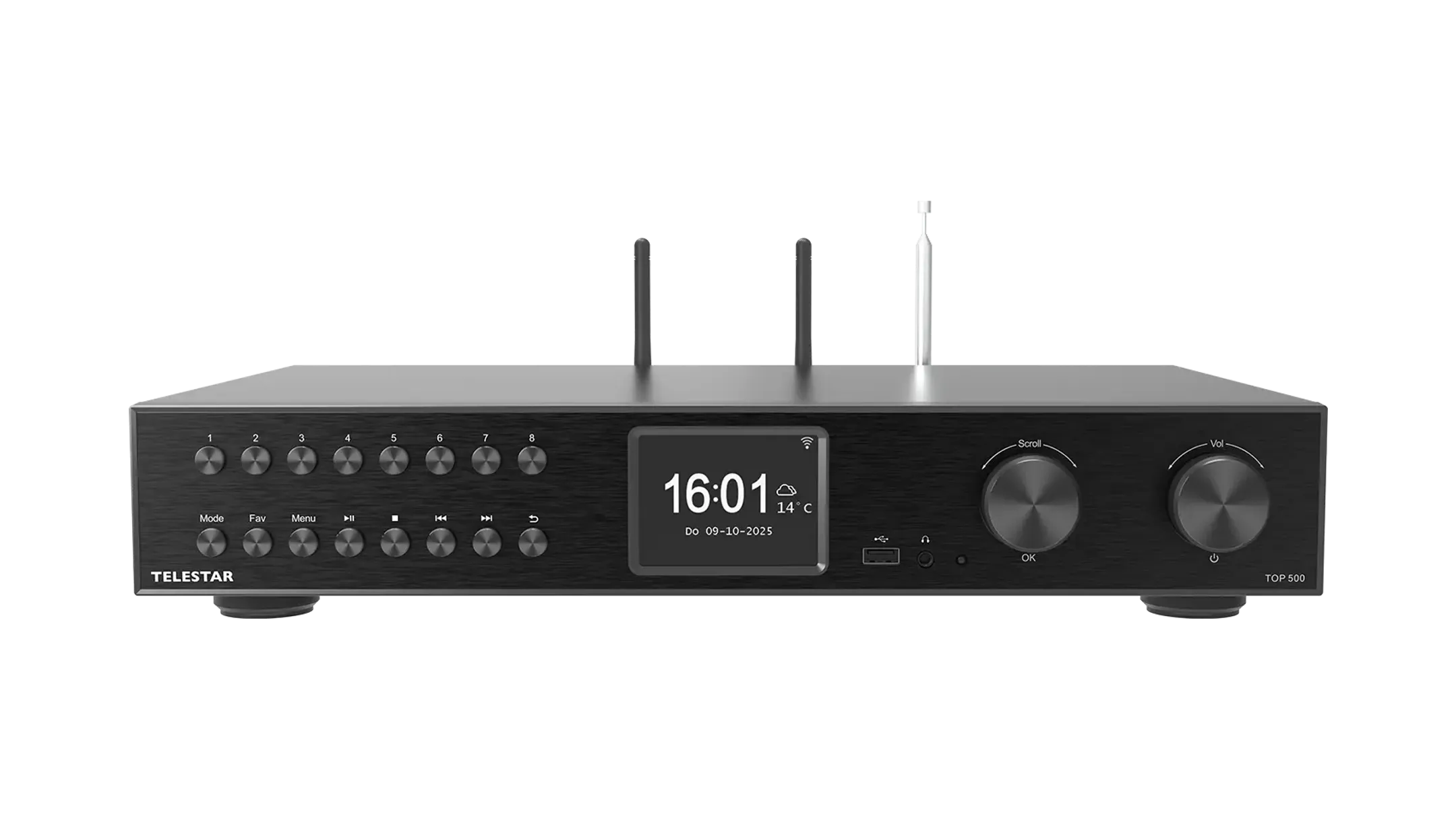 Radio TOP 500 HiFi-tuner - Noir