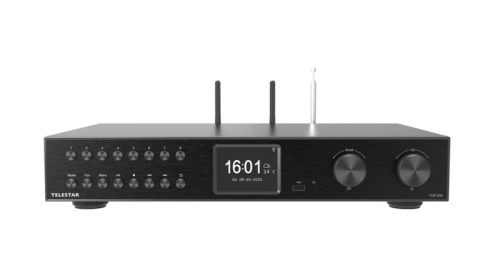 Telestar Radio TOP 500 HiFi-tuner - Zwart