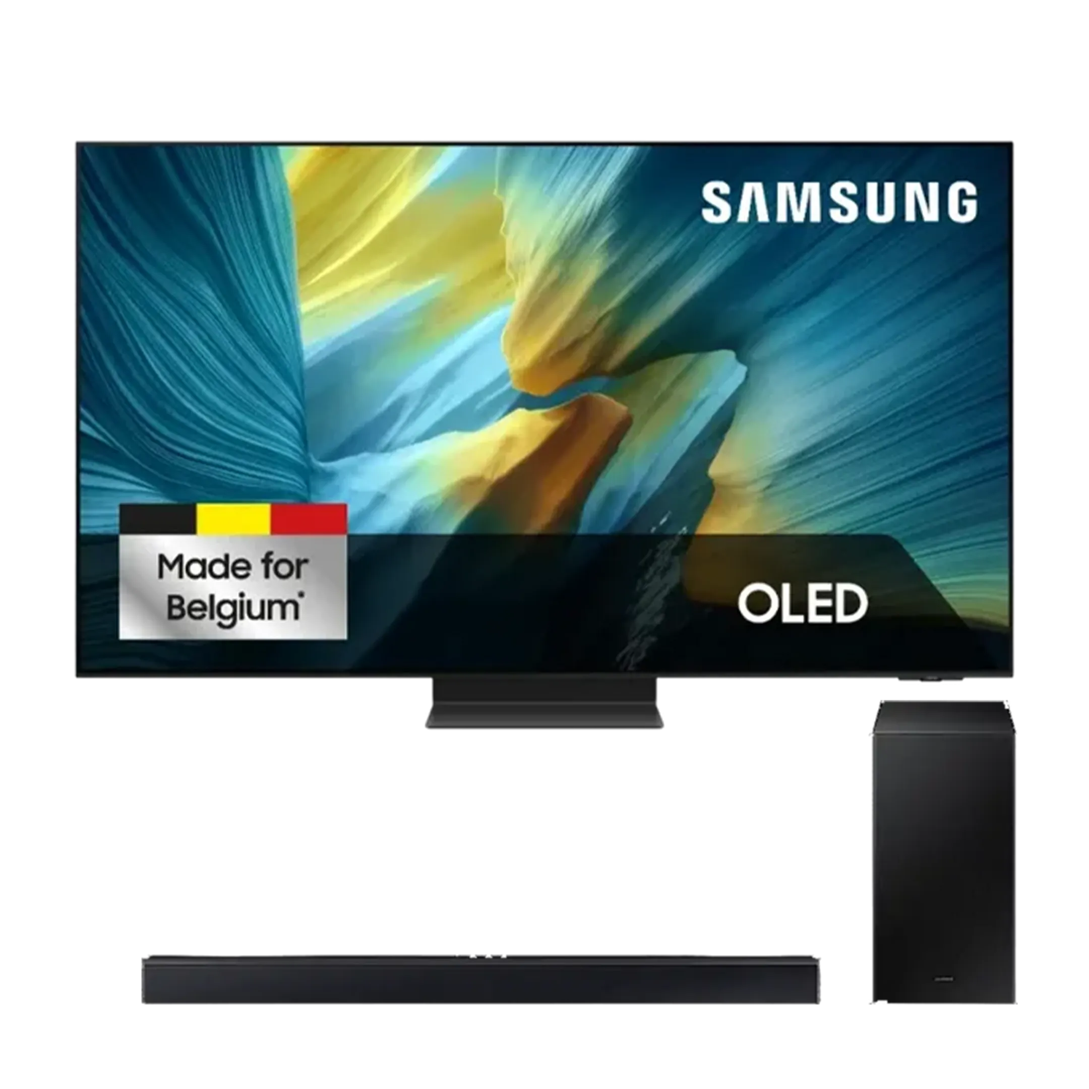 Bundel - OLED 4K QE55S95F (2025) - 55 inch + HW-C450 soundbar - 2.1 kanalen