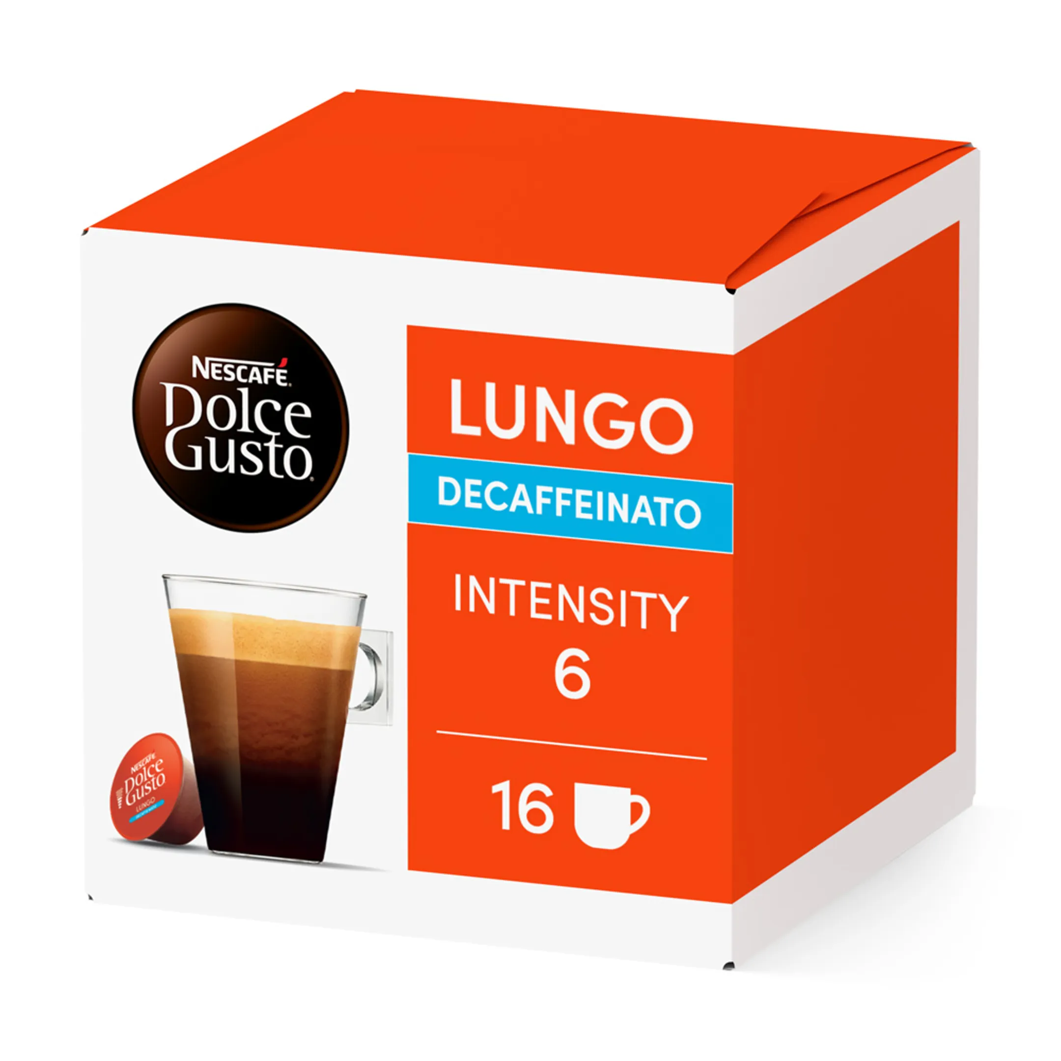 NESCAFÉ Dolce Gusto Lungo Decaf 16 capsules