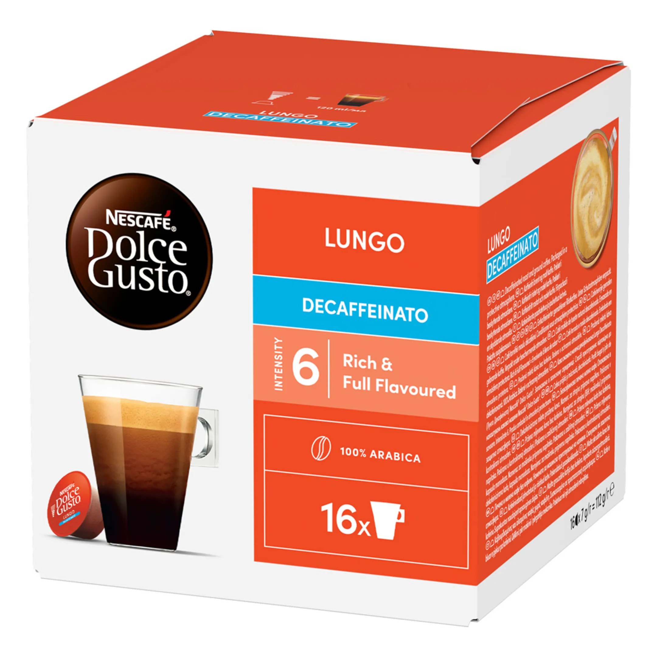 NESCAFÉ Dolce Gusto Lungo Decaf 16 capsules